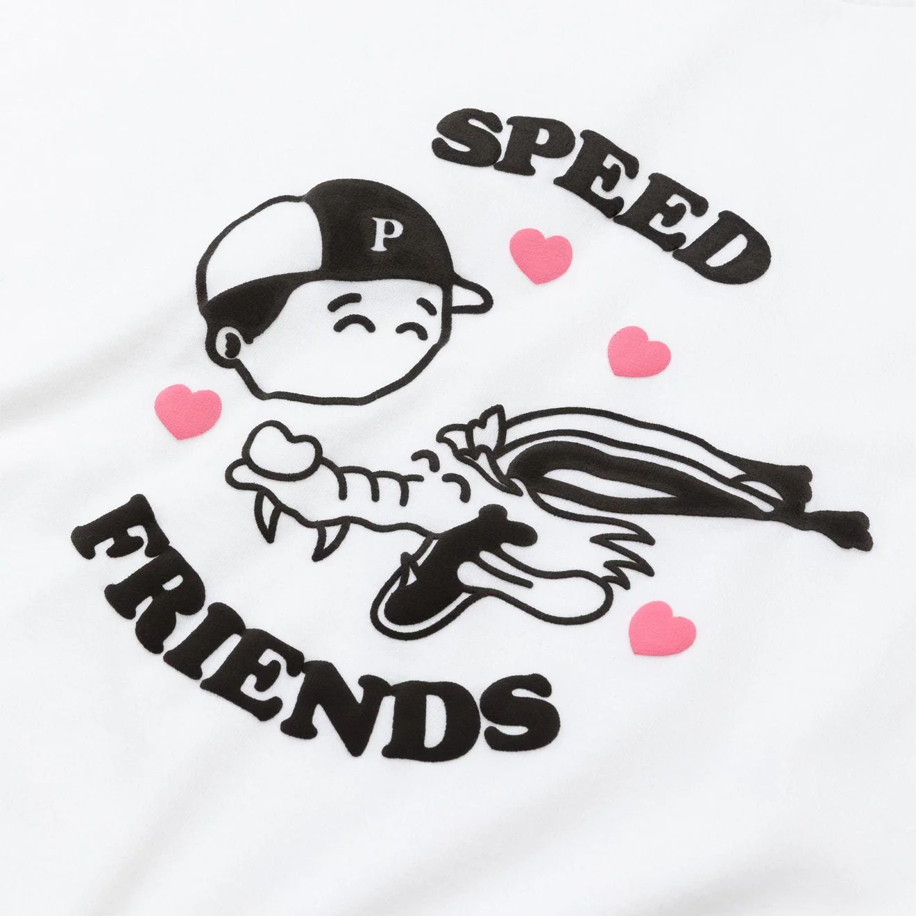 Pawa Speed Sports Friends T-Shirt White - Image 2