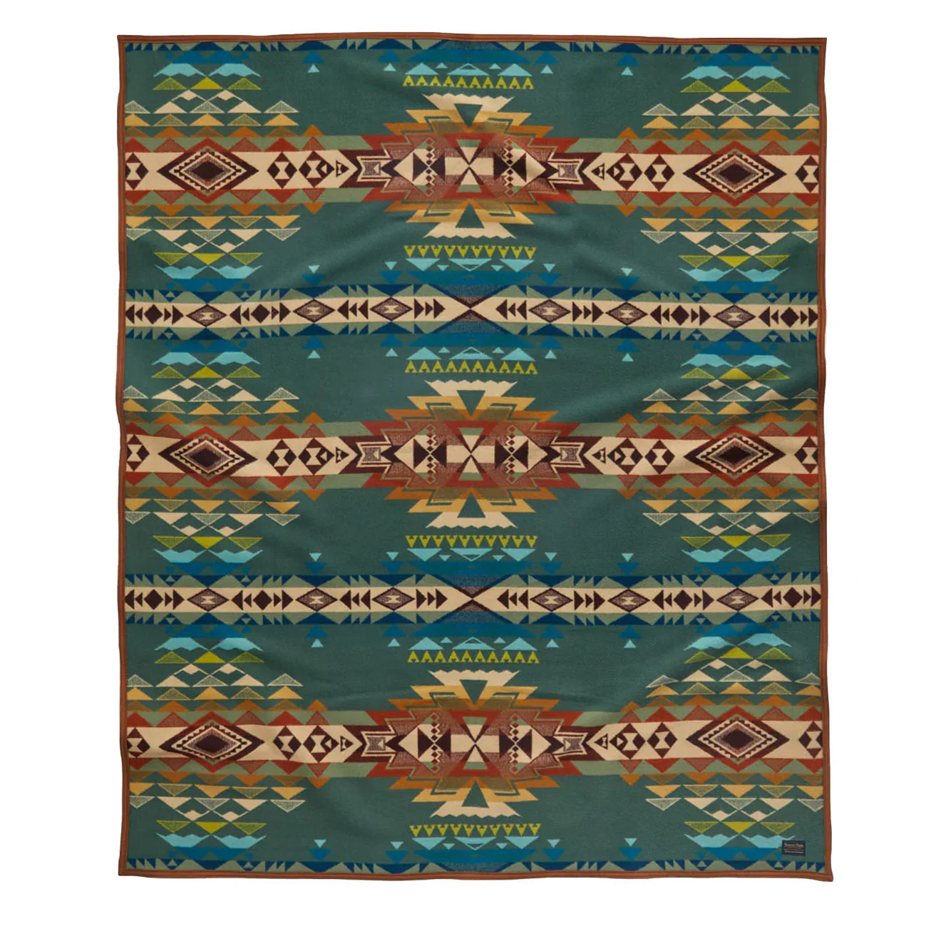 Pendleton Jacquard Napped Robe Highland Peak Balsam - Image 2