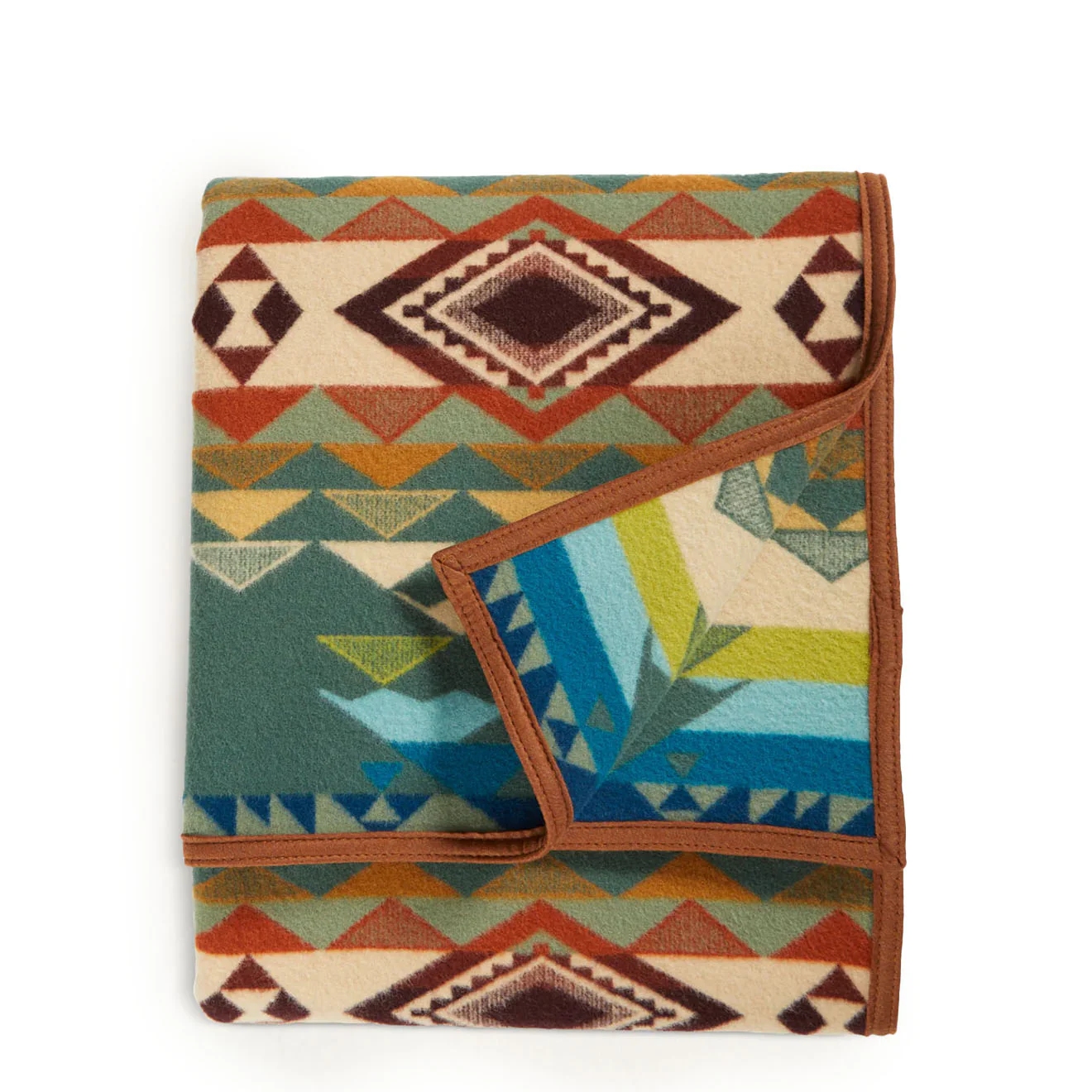 Pendleton Jacquard Napped Robe Highland Peak Balsam - Image 3