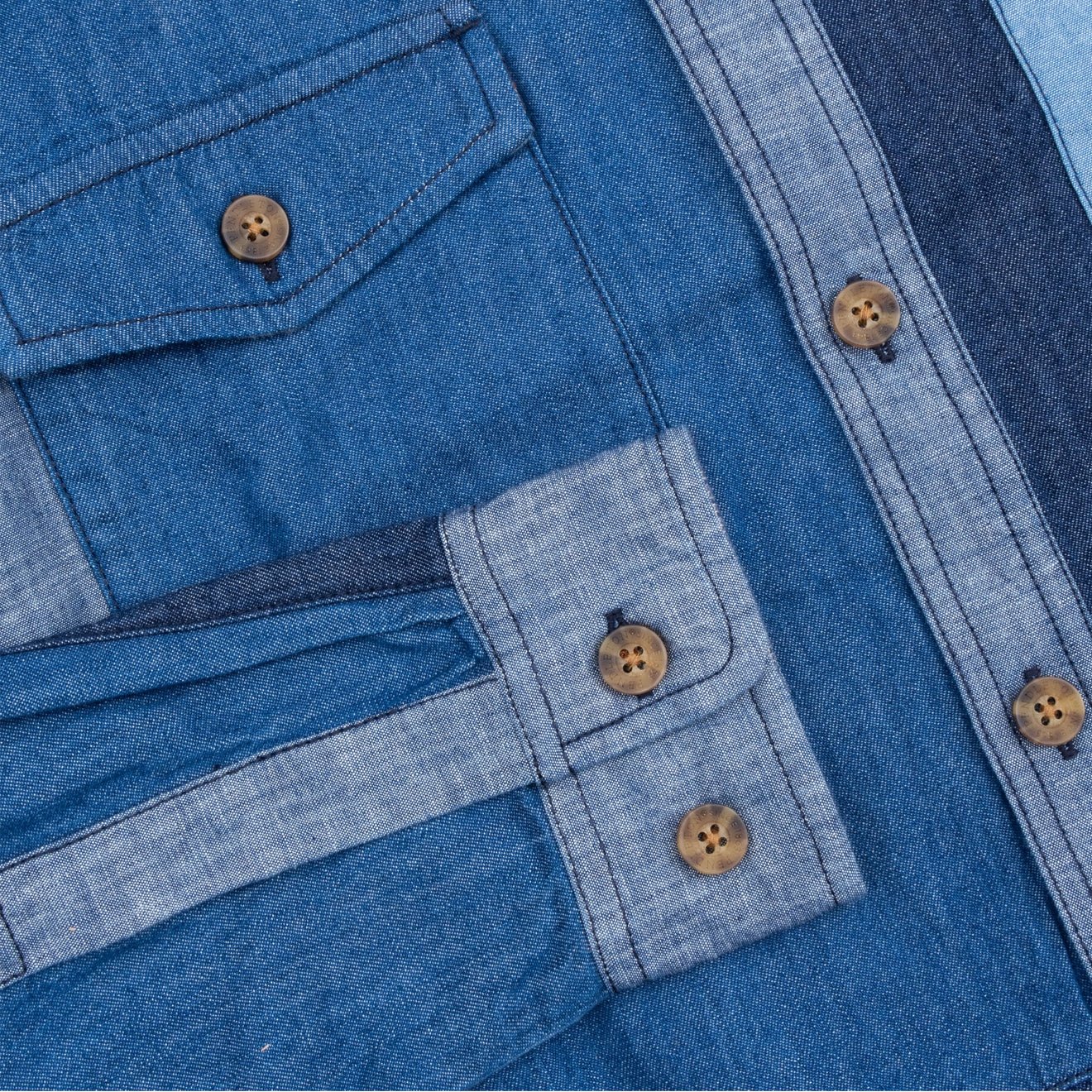 Pendleton La Pine Patchwork Shirt Blue / Multi - Image 4