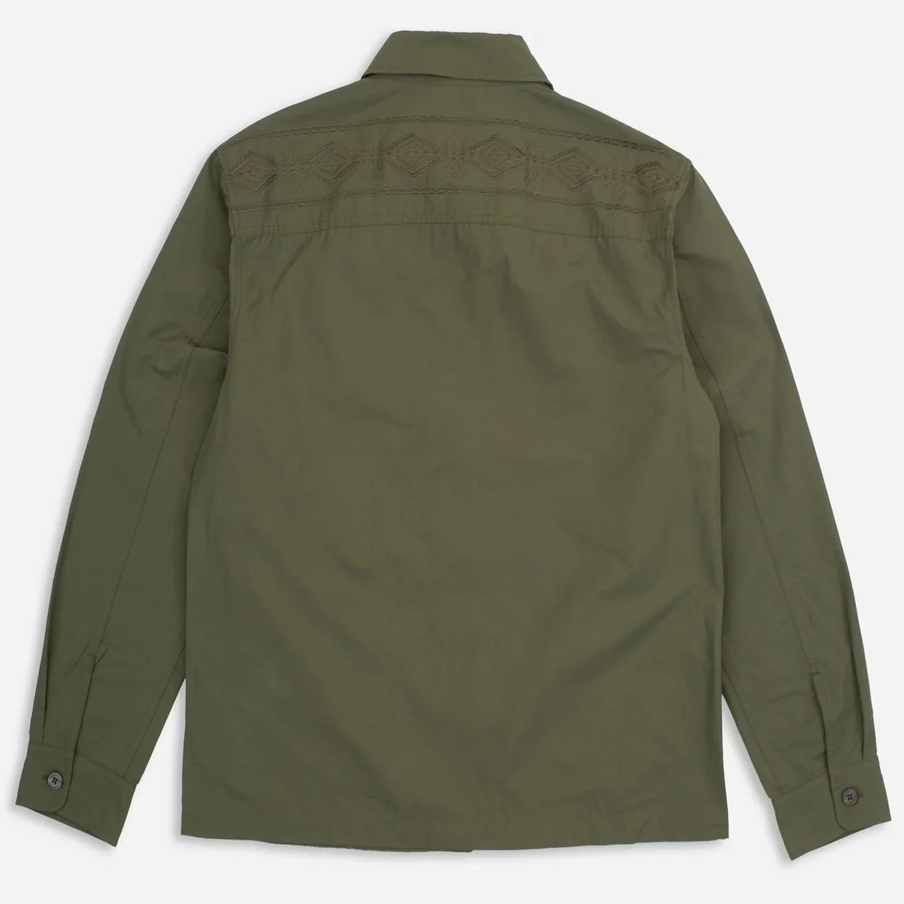 Pendleton Parachute Overshirt Olive - Image 2