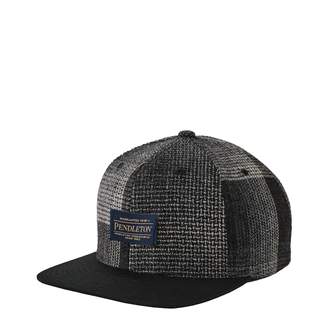 Pendleton Patchwork Flat Brim Patchwork Black