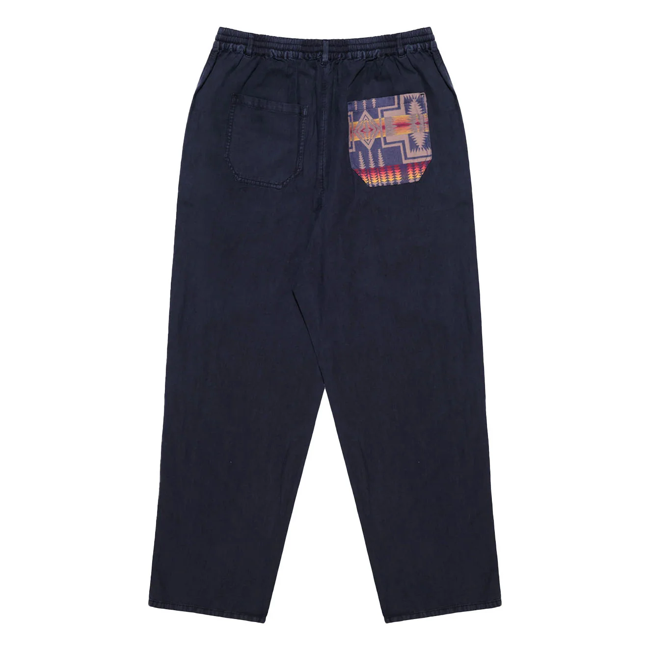Pendleton Utility Patchwork Pants Navy - Image 2