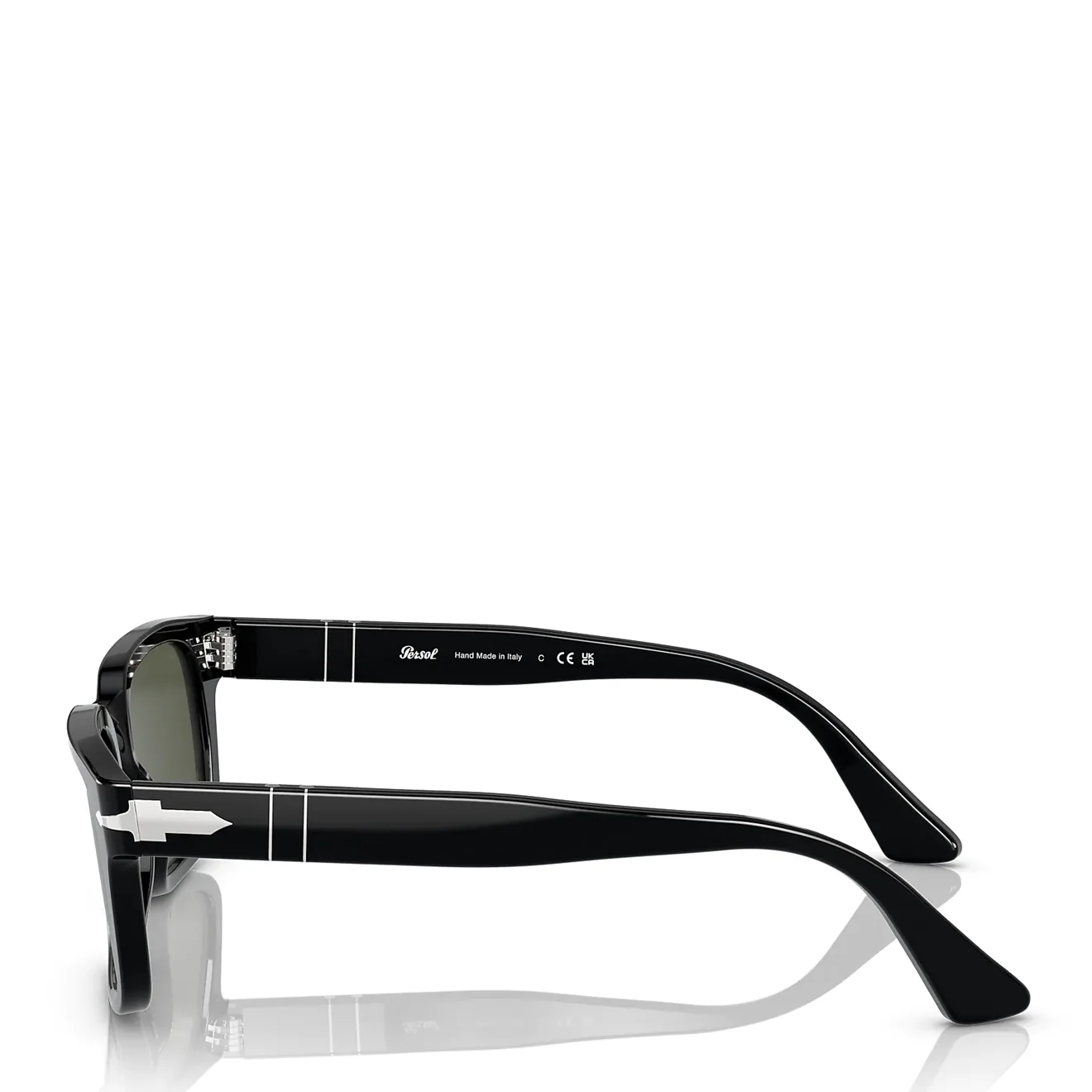 Persol 0P03272S 95-31 145-55 Sunglasses Black / Green Lens - Image 3
