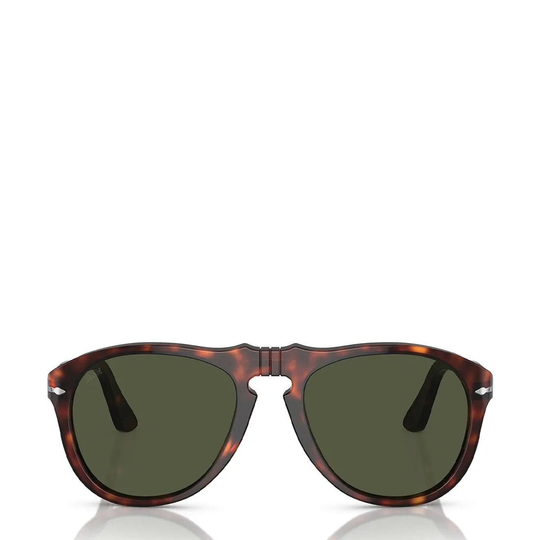 Persol 0PO0649 24/31 54 Sunglasses Crystal Havana / Green