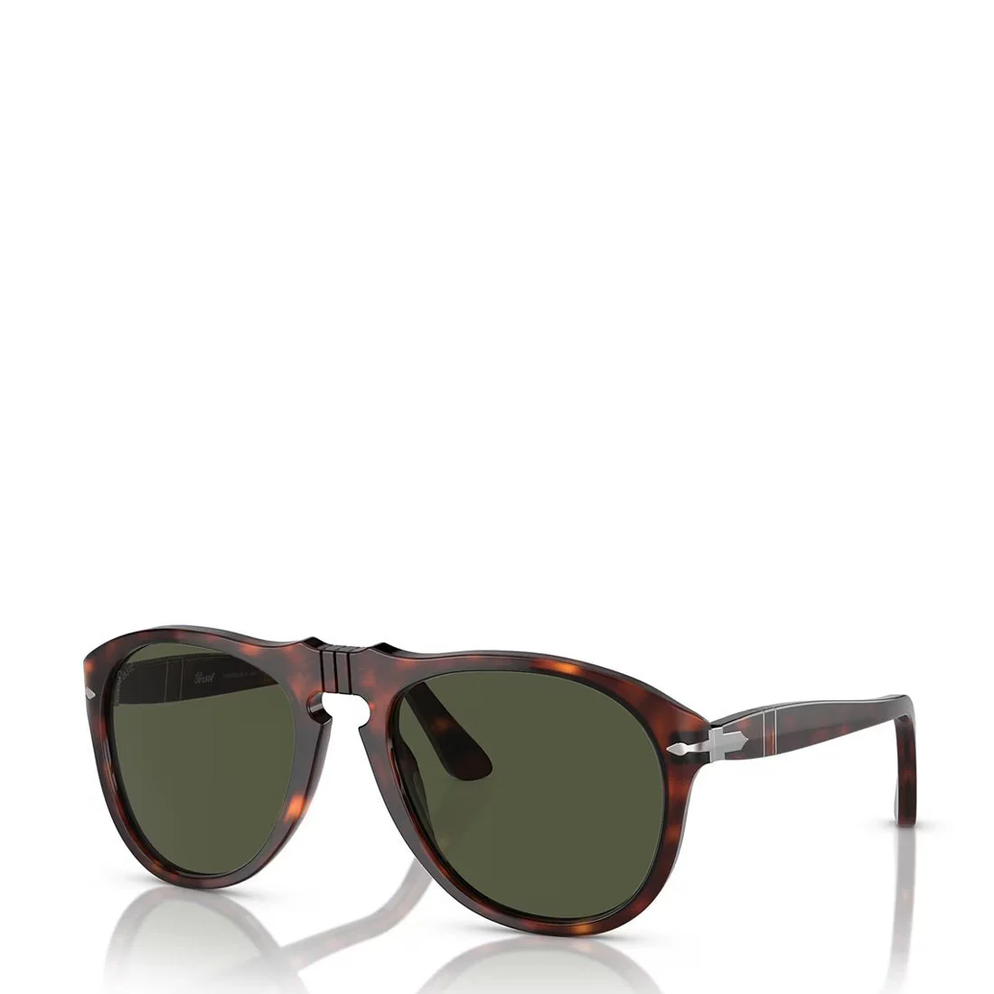 Persol 0PO0649 24/31 54 Sunglasses Crystal Havana / Green - Image 2