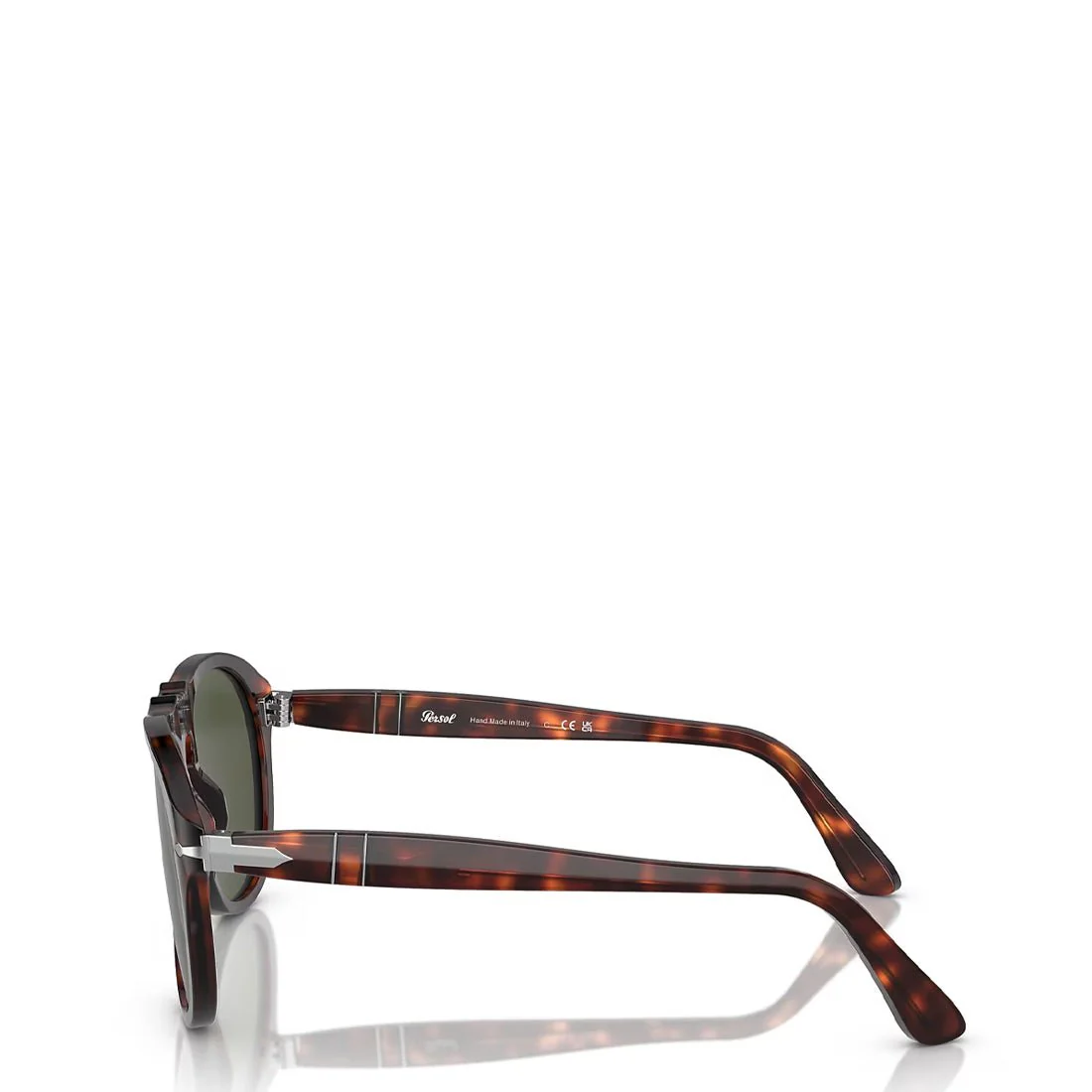 Persol 0PO0649 24/31 54 Sunglasses Crystal Havana / Green - Image 3
