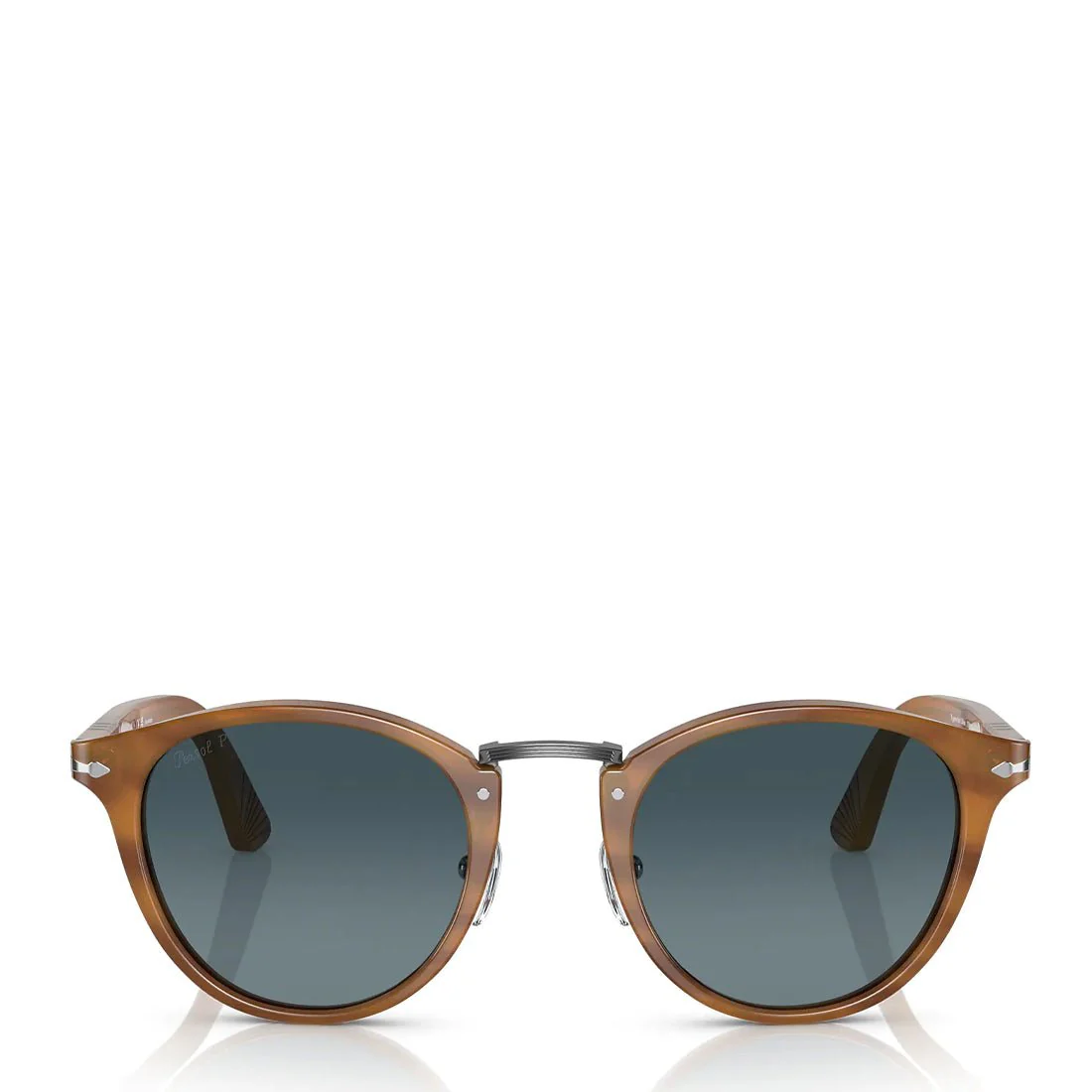 Persol 0PO3108S 960/S3 49 Sunglasses Striped Brown / Blue