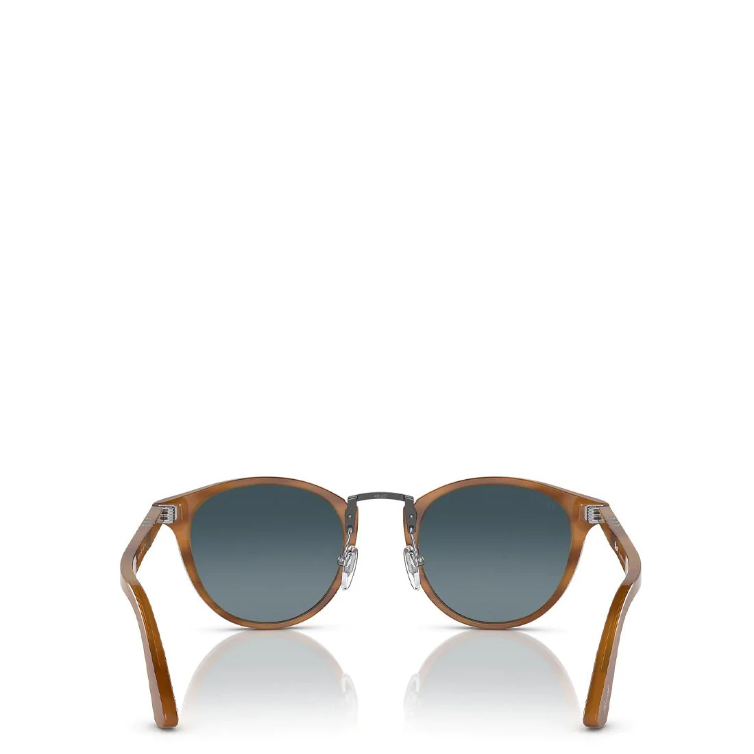 Persol 0PO3108S 960/S3 49 Sunglasses Striped Brown / Blue - Image 4