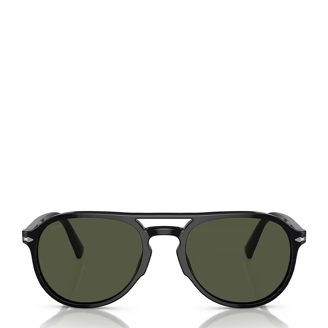 Persol 0PO3235S 95/31 55 Sunglasses Black / Green