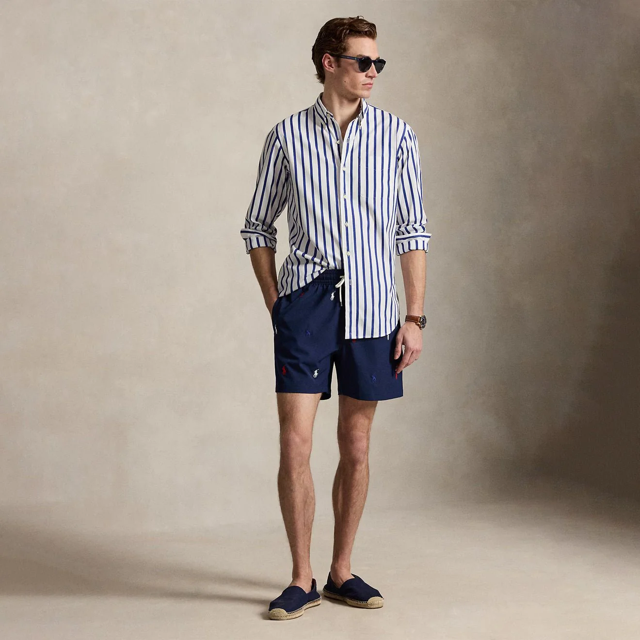 Polo Ralph Lauren 14.5 cm Traveller Classic Swimming Trunk Newport Navy - Image 2