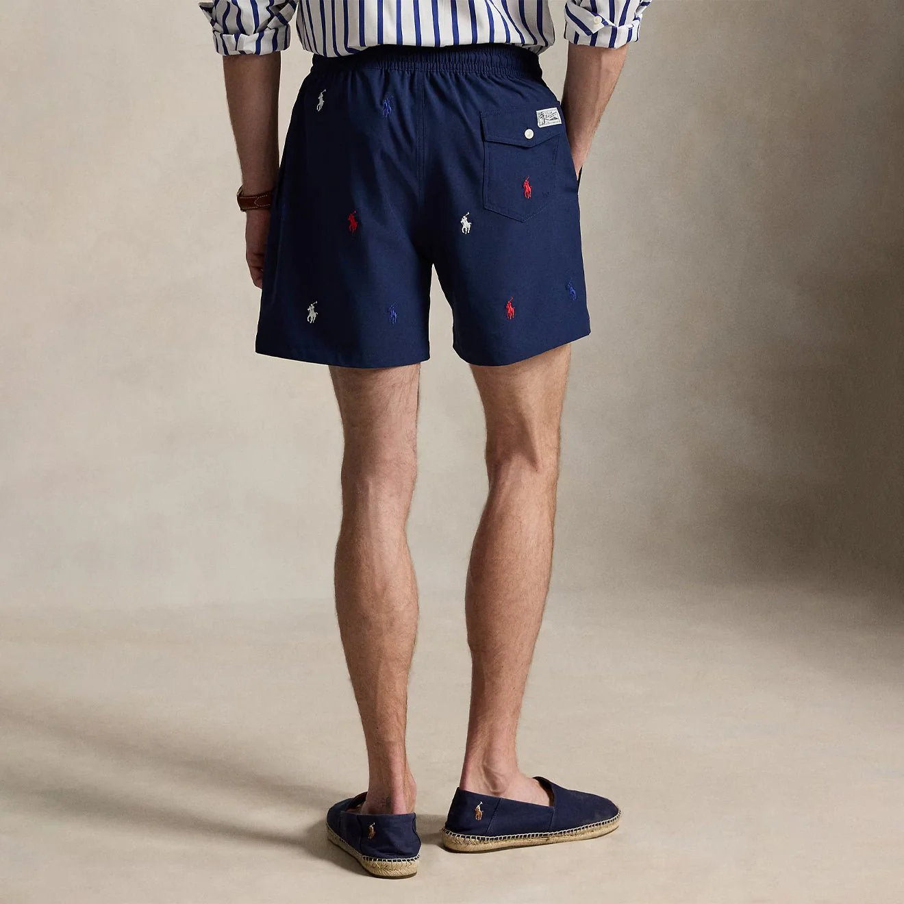 Polo Ralph Lauren 14.5 cm Traveller Classic Swimming Trunk Newport Navy - Image 4