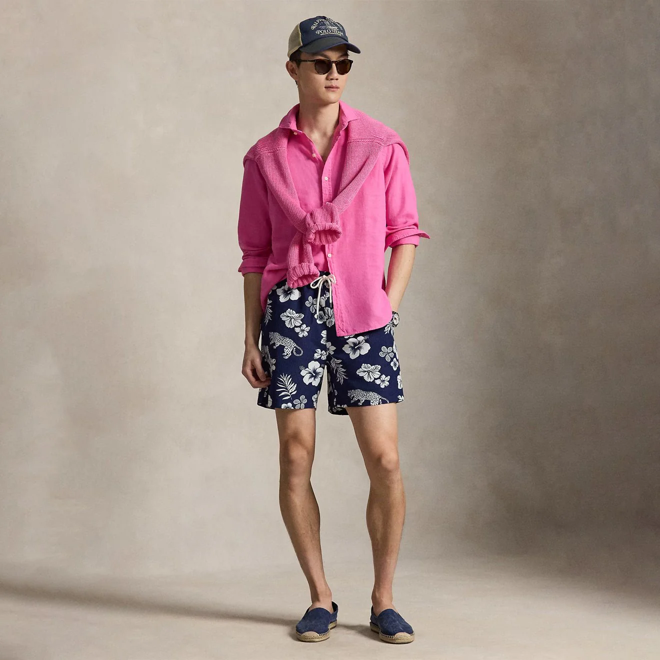 Polo Ralph Lauren 14.5-cm Traveller Swimming Trunk Jaguar Tropical - Image 2