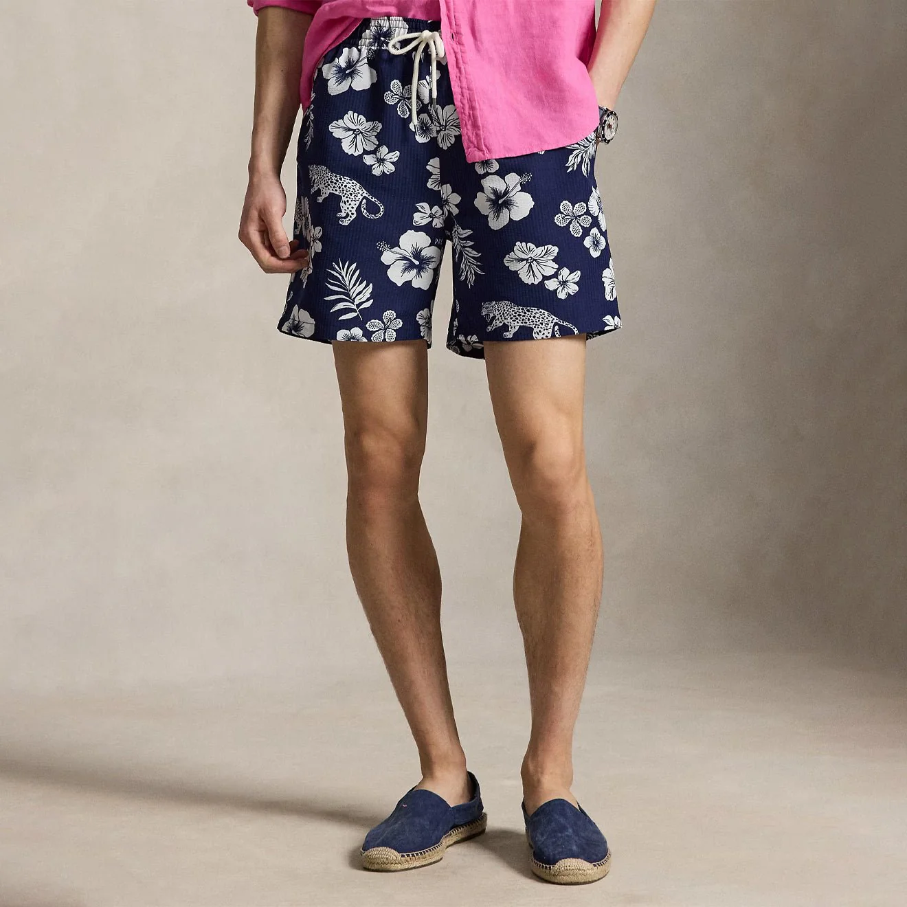 Polo Ralph Lauren 14.5-cm Traveller Swimming Trunk Jaguar Tropical - Image 3