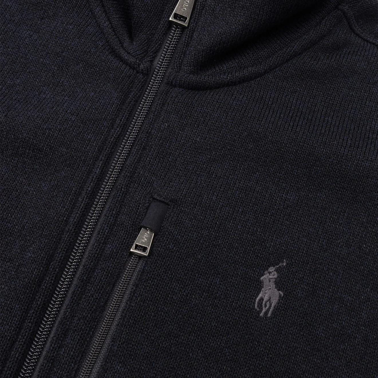 Polo Ralph Lauren Brushed Fleece Jacket Collection Navy - Image 3