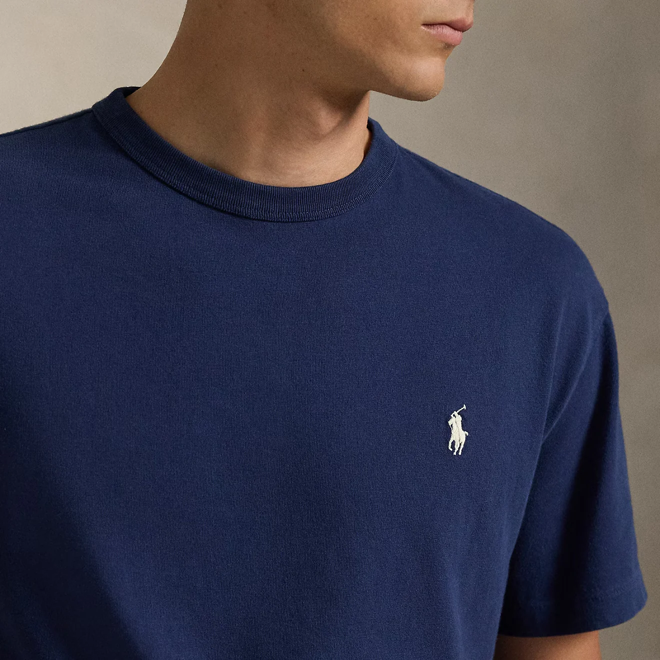 Polo Ralph Lauren Classic Fit Jersey Crewneck T-Shirt Cruise Navy - Image 3