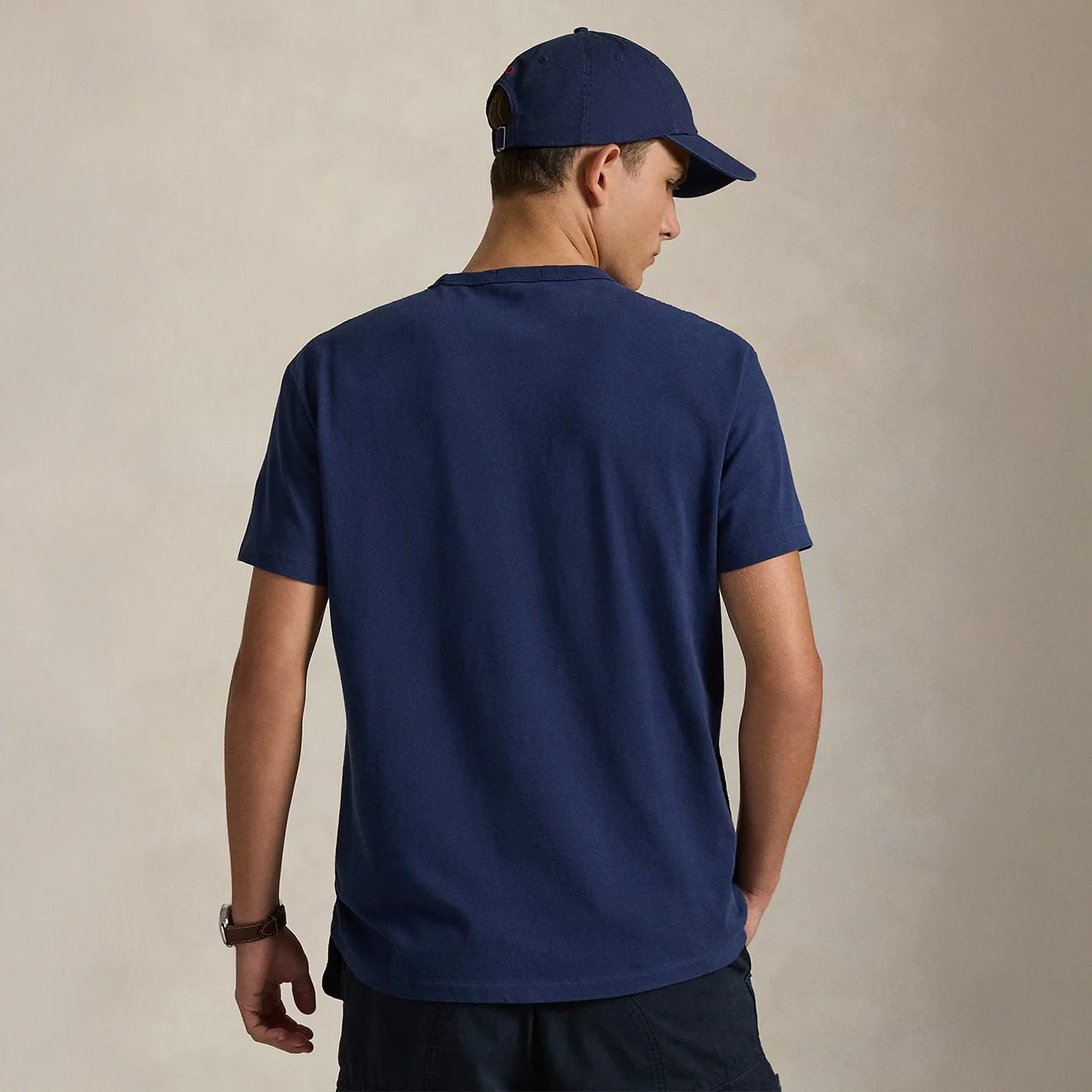 Polo Ralph Lauren Classic Fit Jersey Crewneck T-Shirt Cruise Navy - Image 4