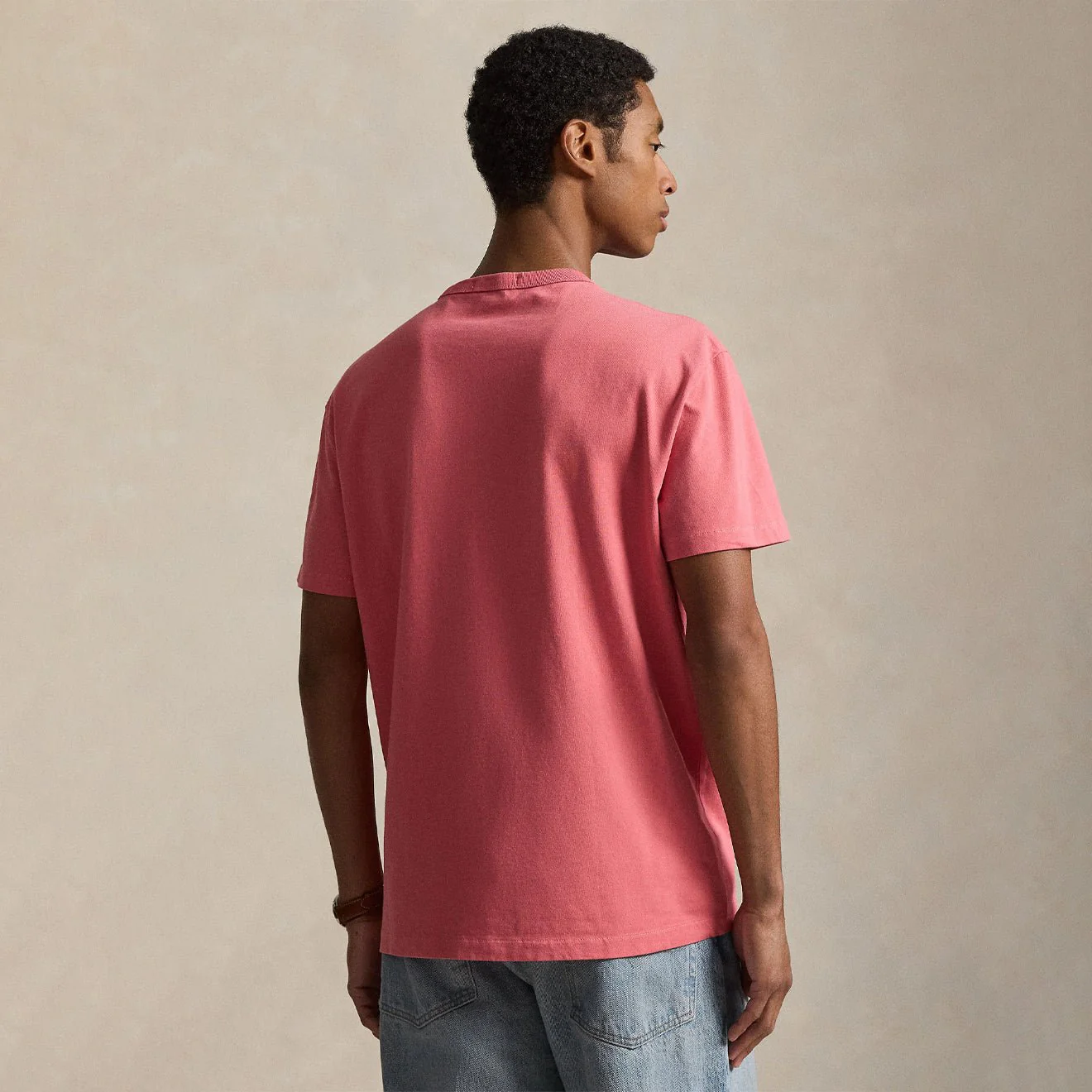 Polo Ralph Lauren Classic Fit Jersey Crewneck T-Shirt Red Sky - Image 3