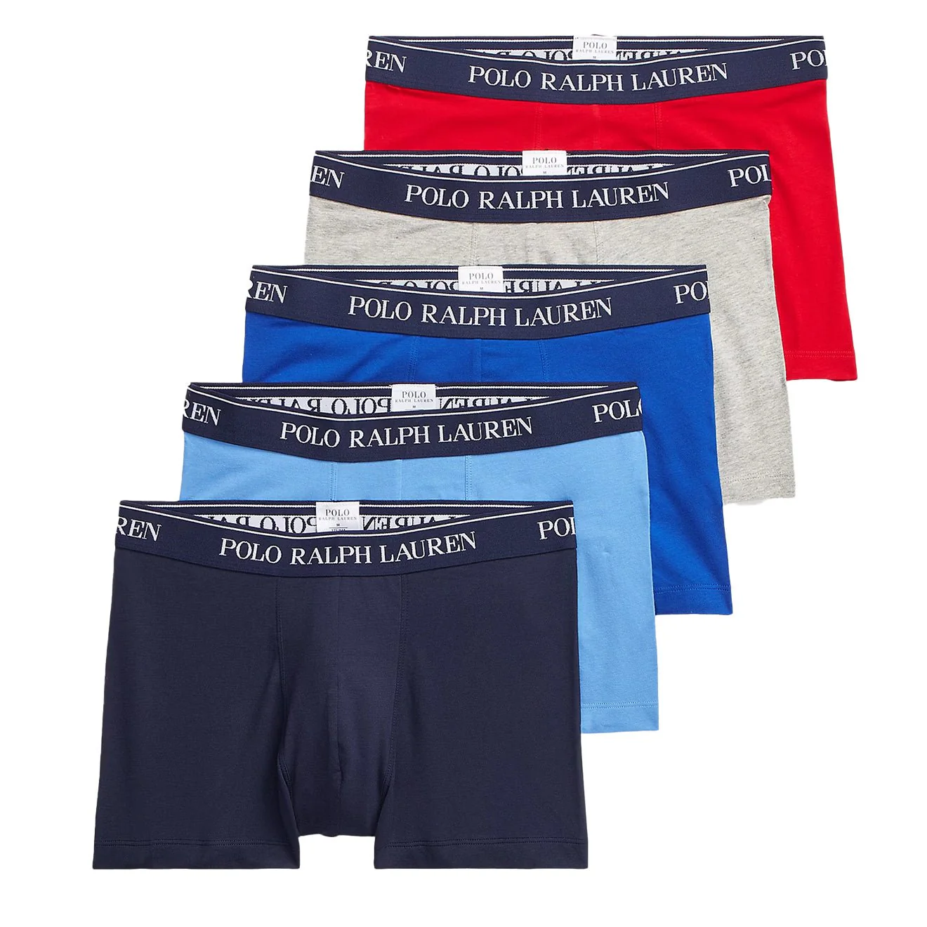 Polo Ralph Lauren Classic Trunk 5-Pack Red/Grey/Royal/Blue/Navy
