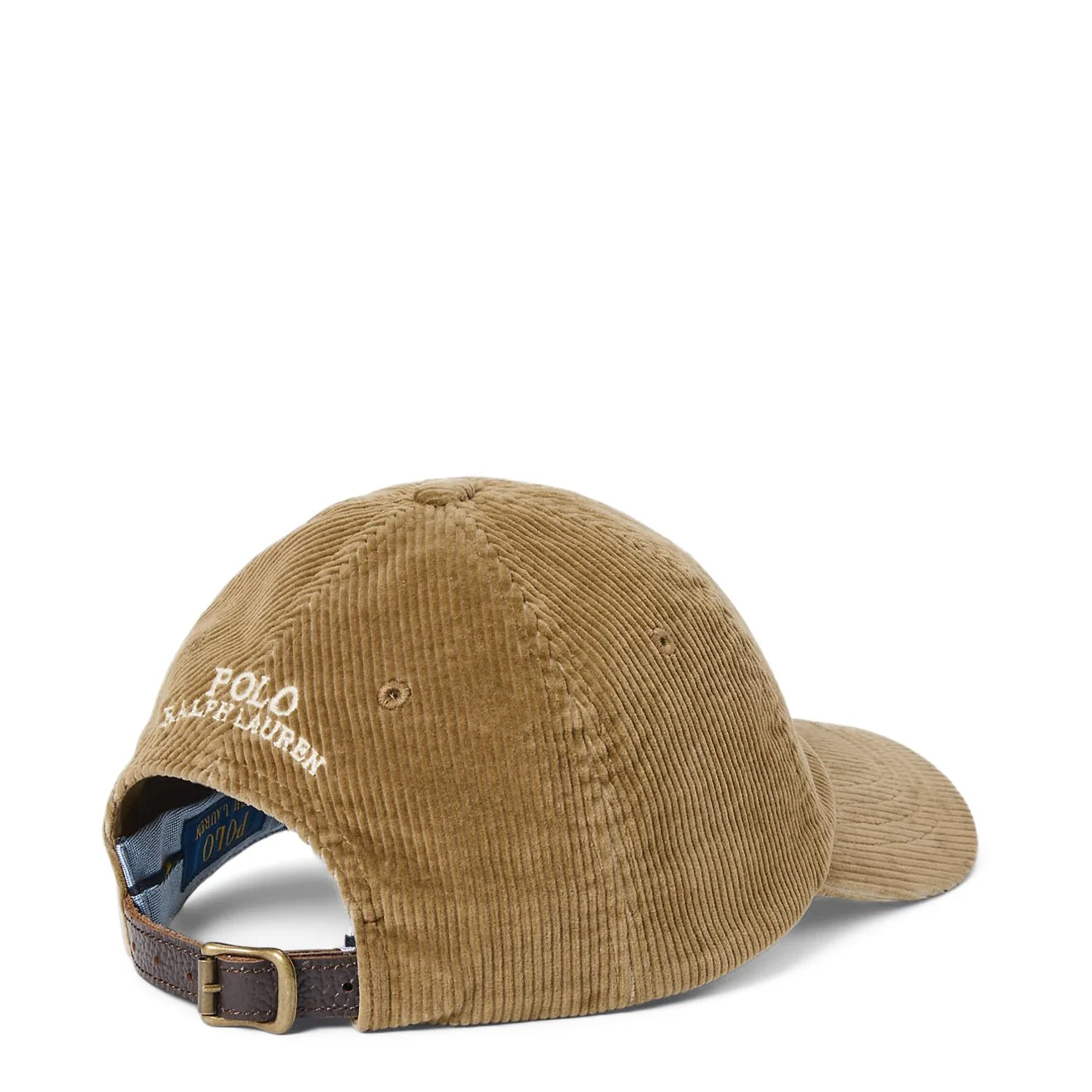 Polo Ralph Lauren Corduroy Ball Cap Dispatch Tan - Image 2