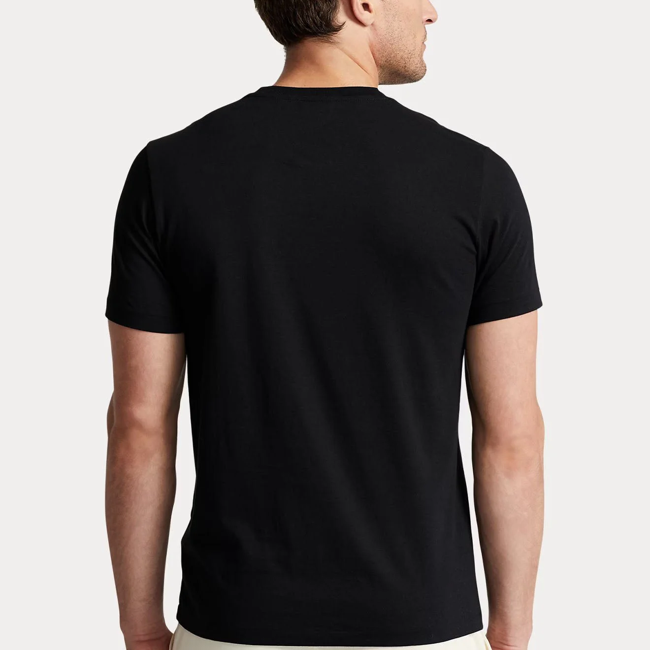 Polo Ralph Lauren Cotton Jersey Sleep Shirt Black - Image 3