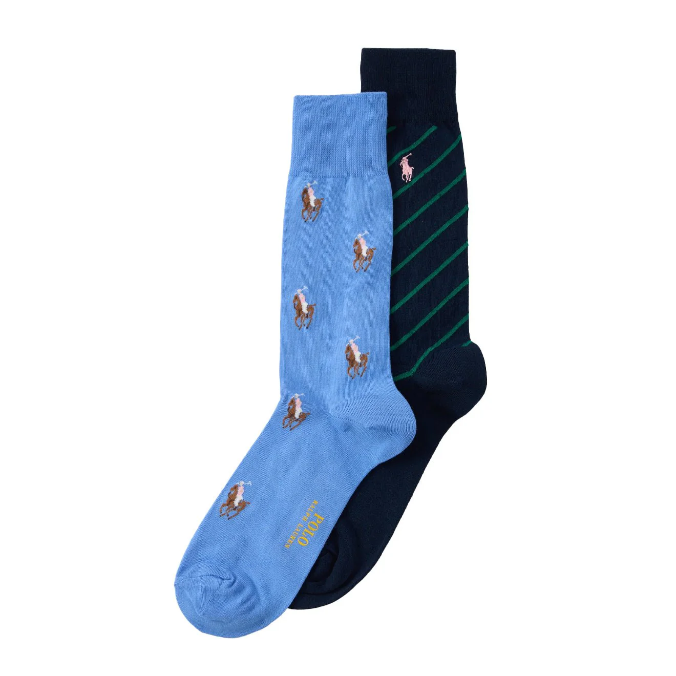 Polo Ralph Lauren Crew Sock 2 Pack Blue / Green