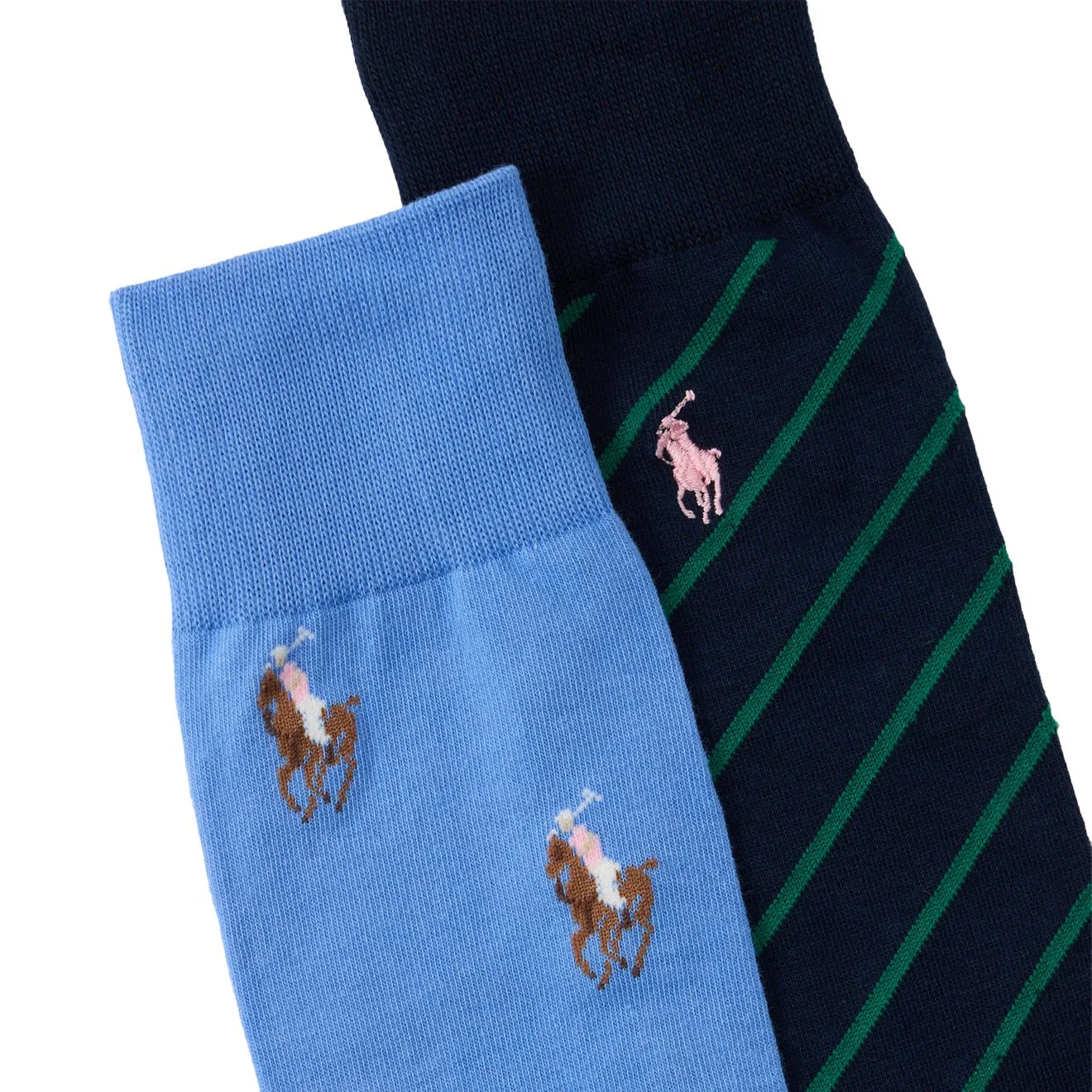 Polo Ralph Lauren Crew Sock 2 Pack Blue / Green - Image 2