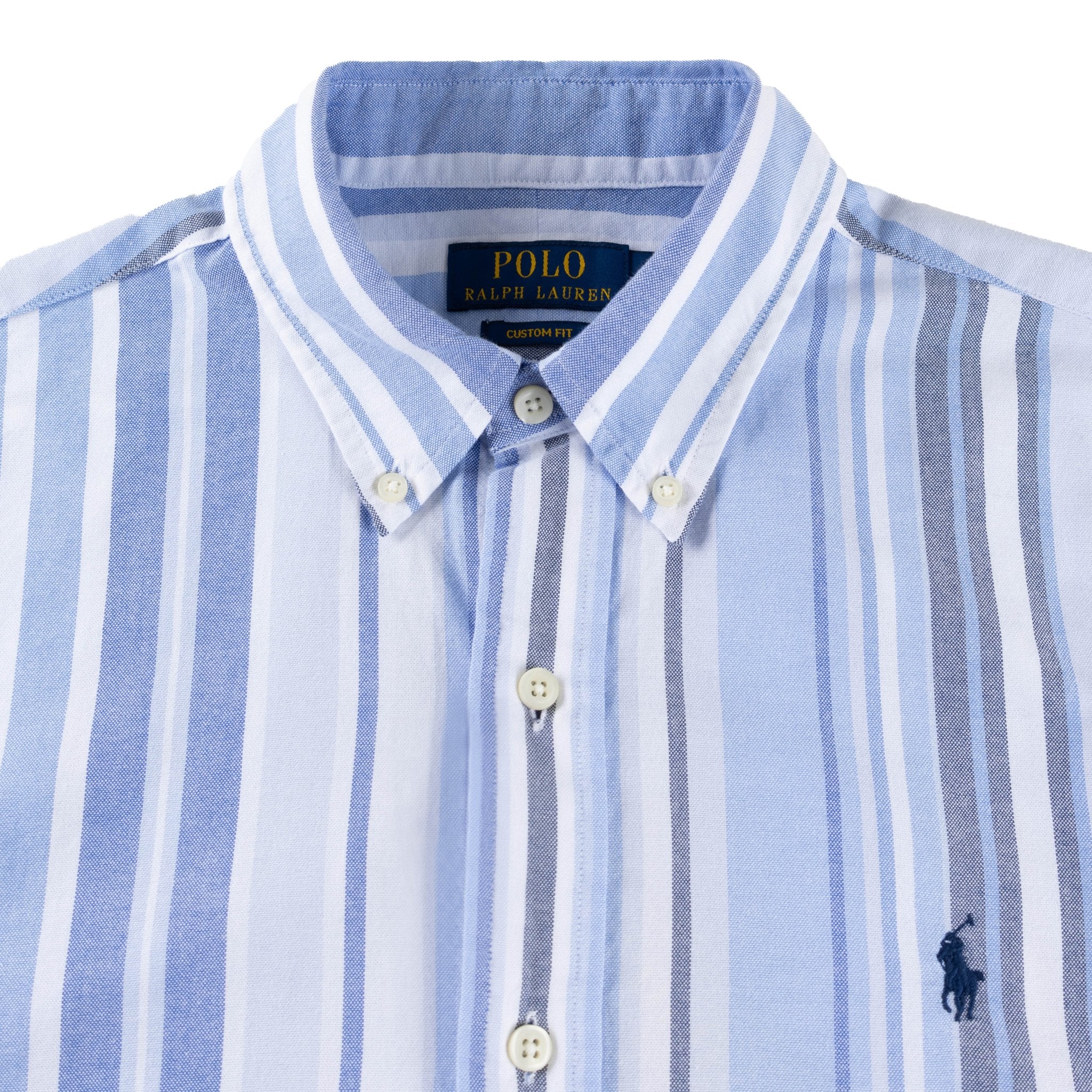 Polo Ralph Lauren Custom Fit Striped Oxford Shirt - Image 3