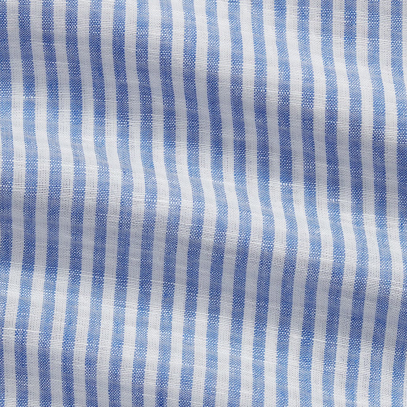 Polo Ralph Lauren Custom Fit Striped Seersucker Shirt Blue White - Image 5