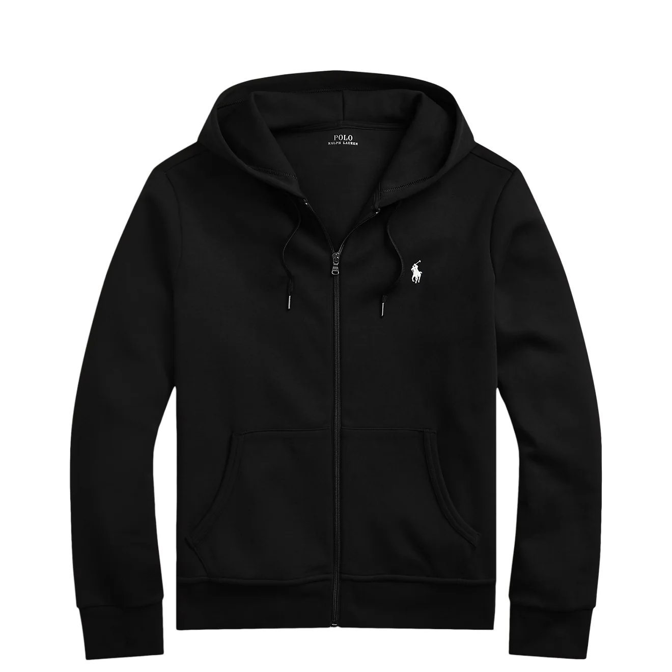 Polo Ralph Lauren Double-Knit Full-Zip Hoodie Polo Black