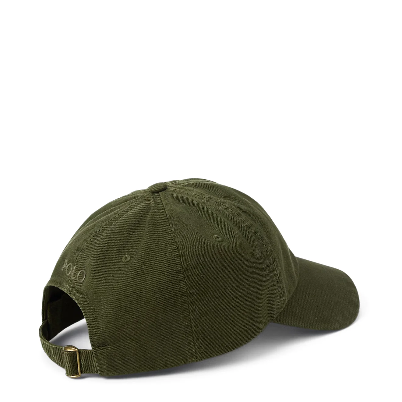 Polo Ralph Lauren Garment-Dyed Twill Ball Cap Company Olive - Image 2
