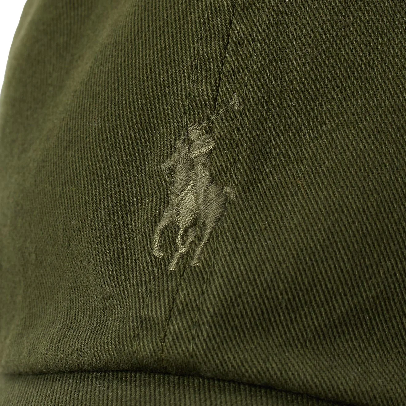 Polo Ralph Lauren Garment-Dyed Twill Ball Cap Company Olive - Image 3