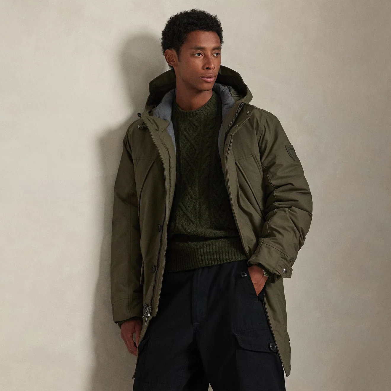 Polo Ralph Lauren Lennox Down Parka Ranger Green - Image 2
