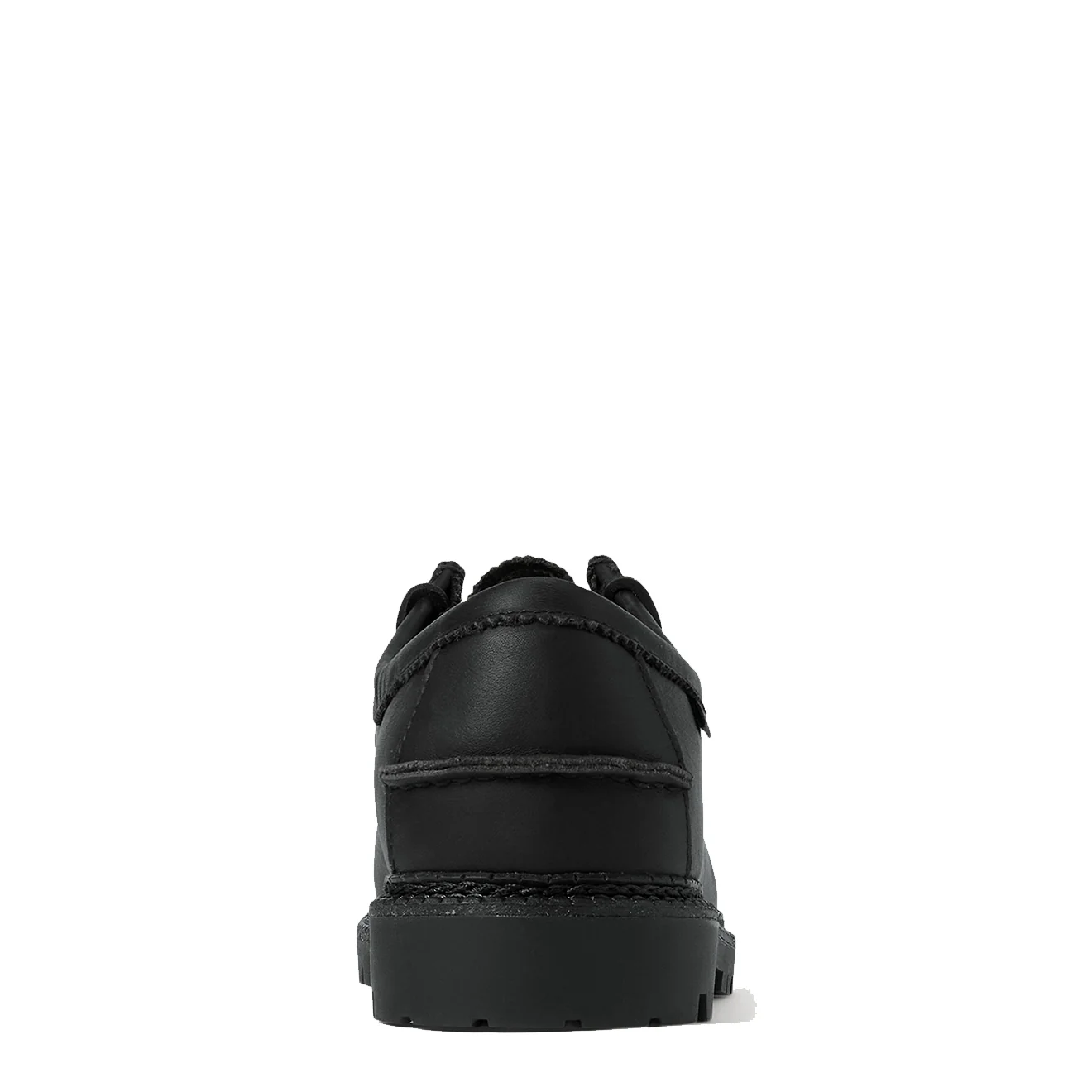 Polo Ralph Lauren Jett Lug-Sole Leather Moc-Toe Shoe Black - Image 3