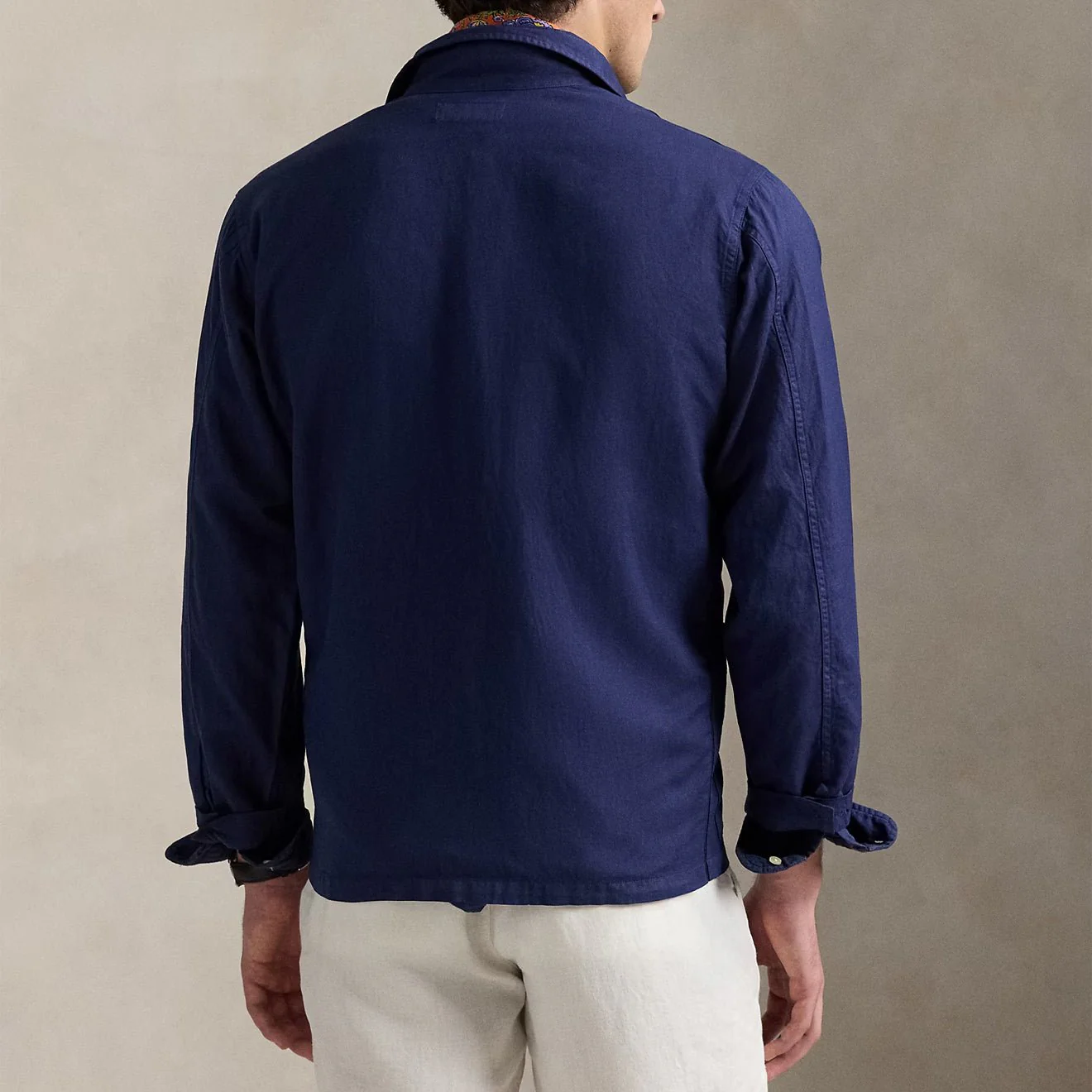 Polo Ralph Lauren Long Sleeve Sport Shirt Newport Navy - Image 4