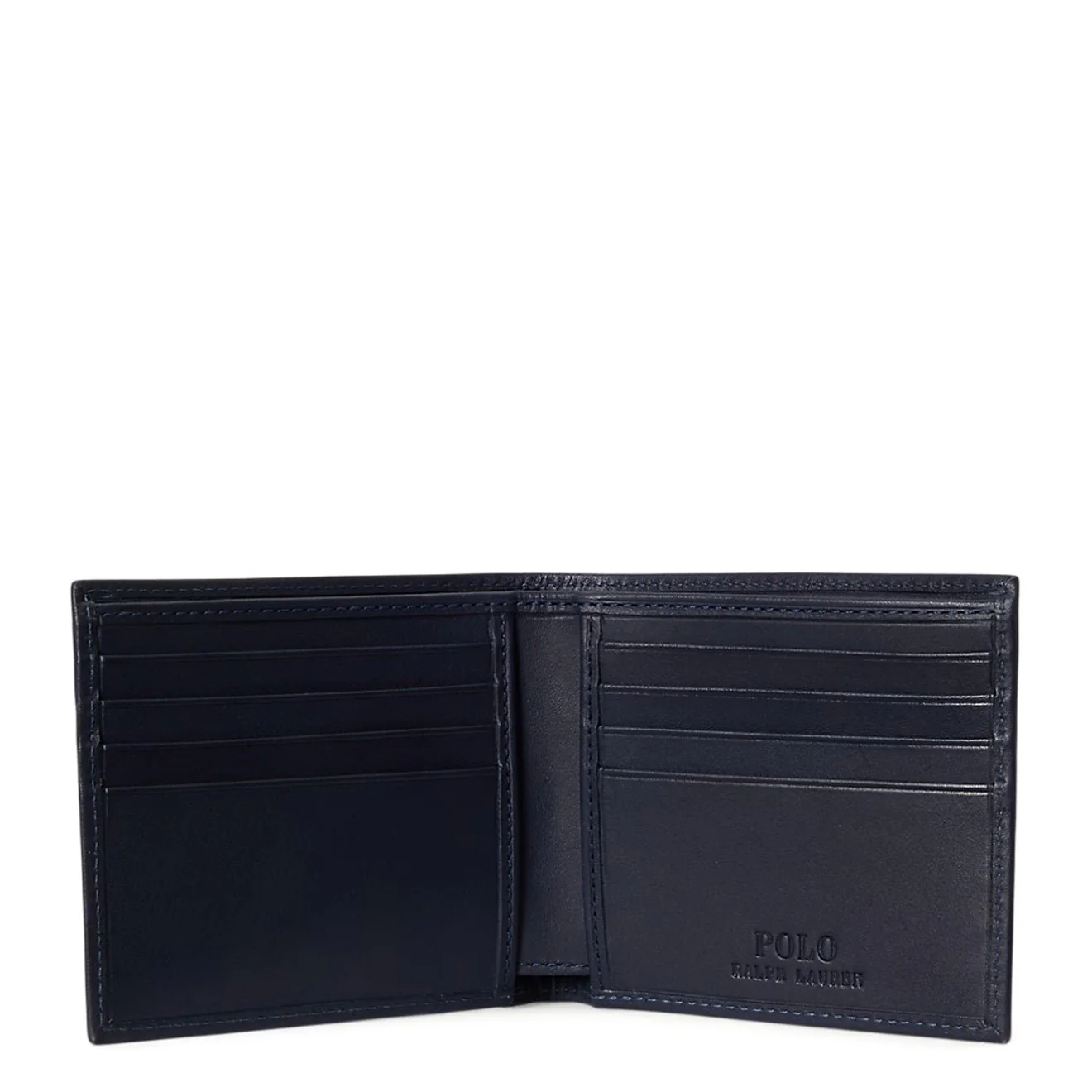 Polo Ralph Lauren Polo Bear Leather Billfold Wallet Newport Navy - Image 2