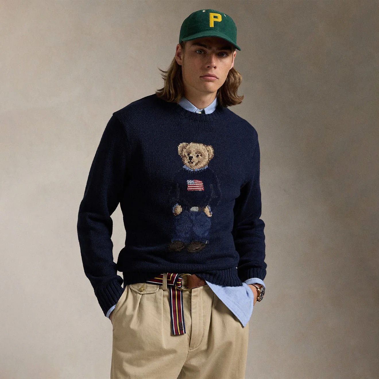 Polo Ralph Lauren Polo Bear Sweater Navy - Image 2