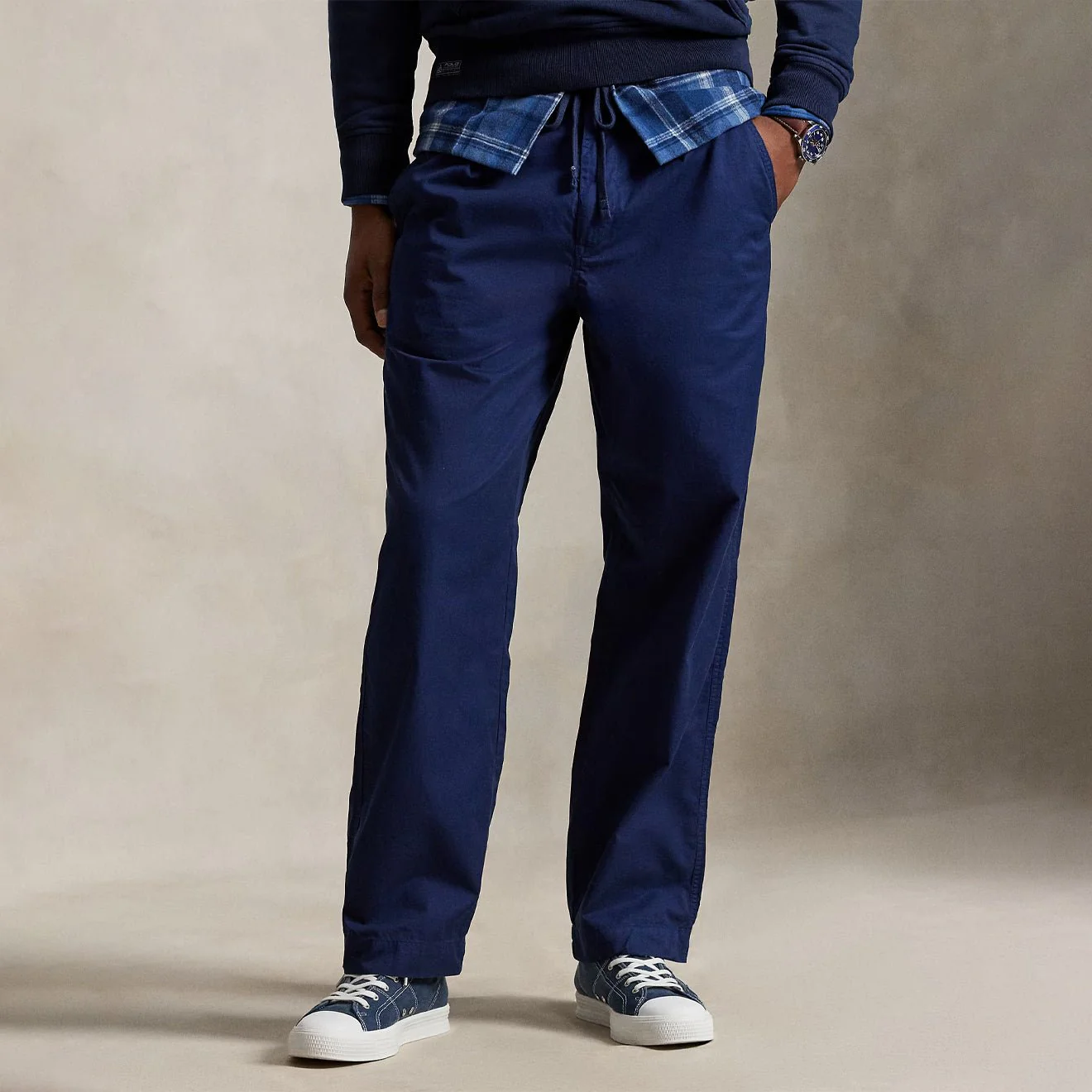Polo Ralph Lauren Polo Prepster Twill Easy Trousers Spring Navy - Image 3