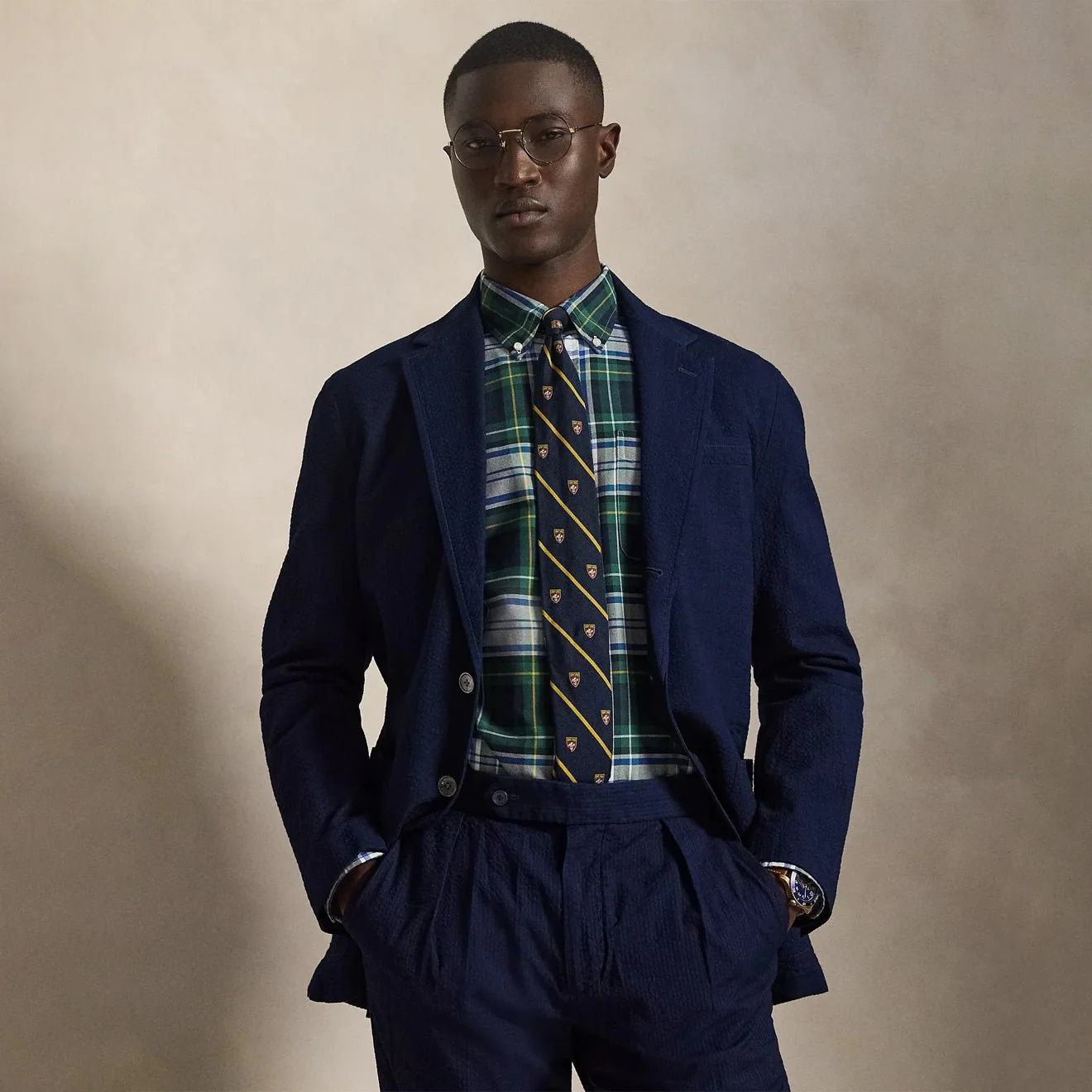 Polo Ralph Lauren Polo Soft Modern-Fit Seersucker Jacket Indigo - Image 2