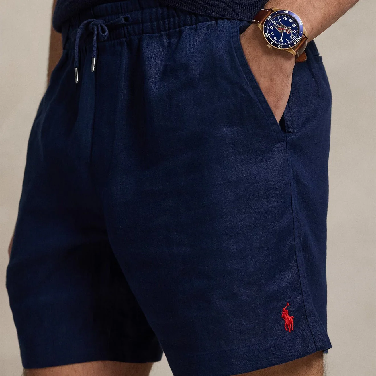 Polo Ralph Lauren Prepsters Flat Front Classic Newport Navy - Image 4