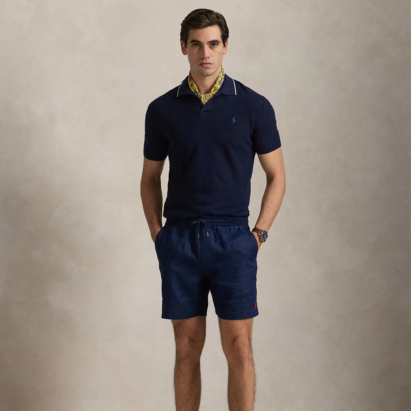Polo Ralph Lauren Prepsters Flat Front Classic Newport Navy - Image 5