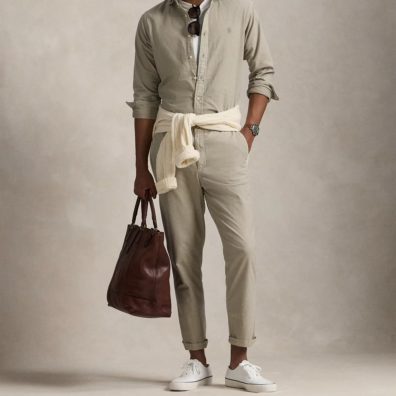 Polo Ralph Lauren Prepsters Flat Front Classic Olive - Image 5