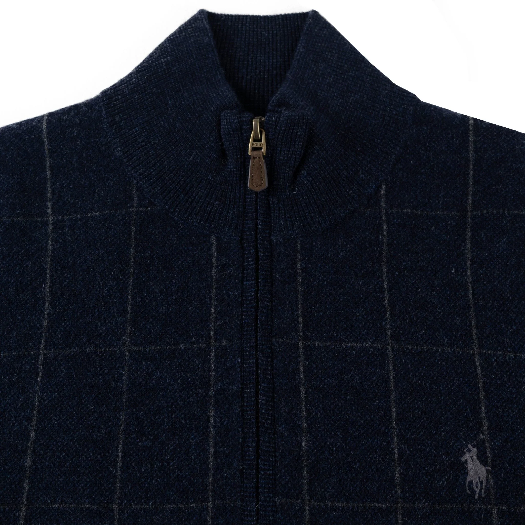 Polo Ralph Lauren Quarter-Zip Sweater Navy Combo - Image 3