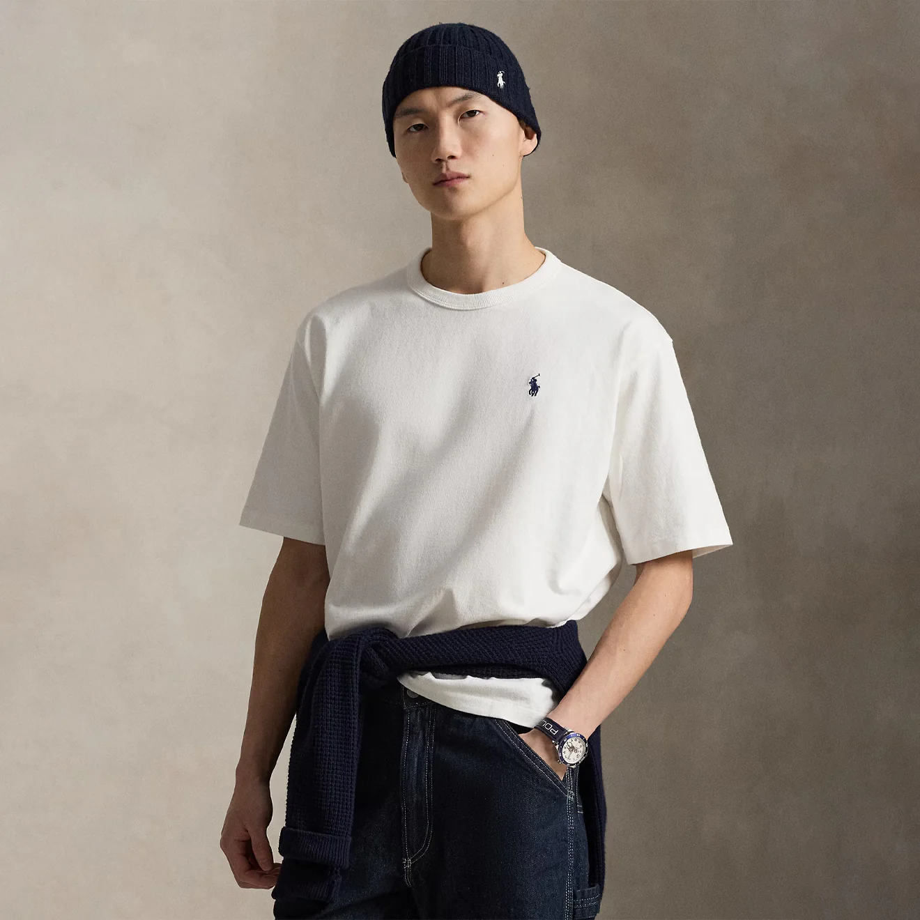 Polo Ralph Lauren Relaxed Fit Jersey Crewneck T-Shirt White - Image 2