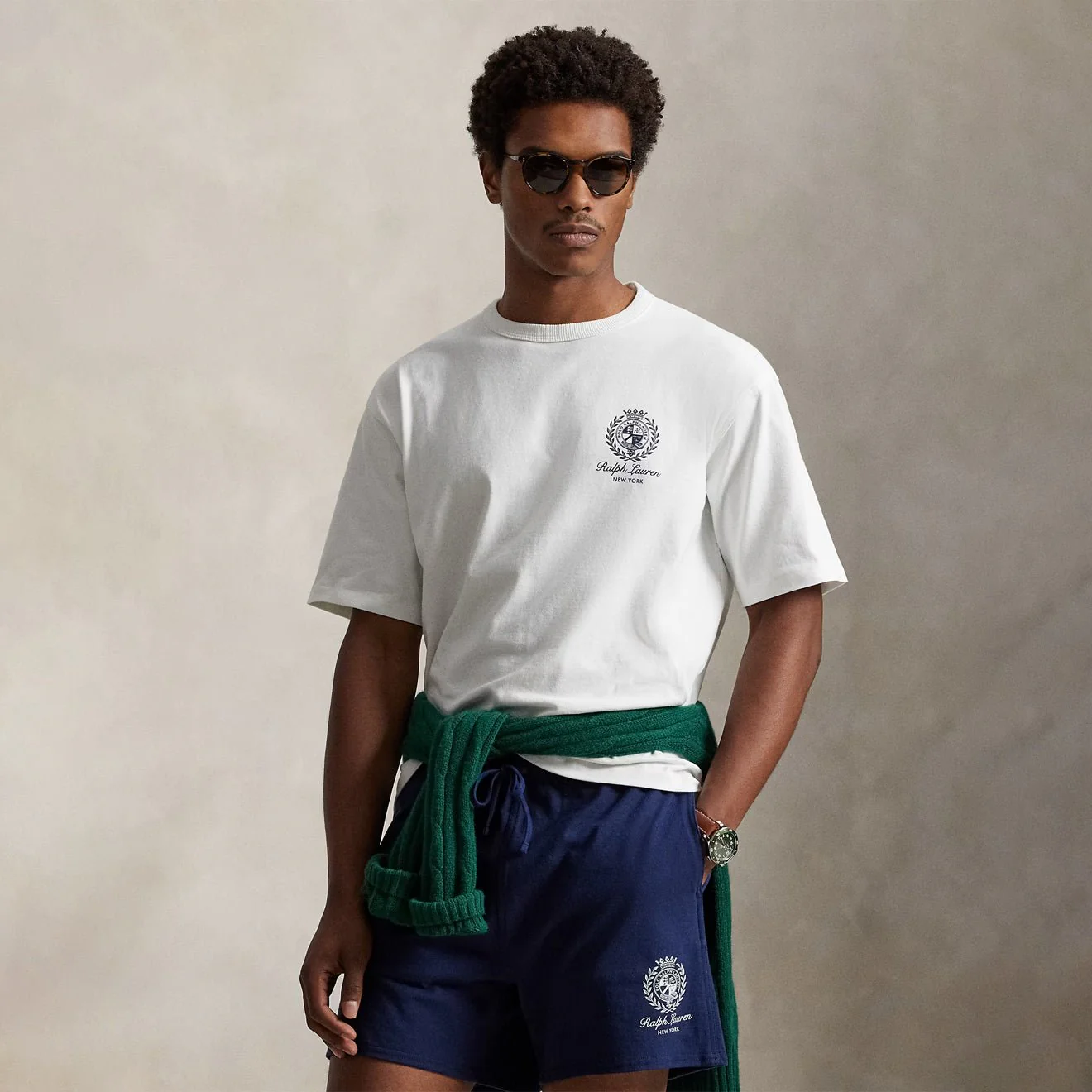 Polo Ralph Lauren Relaxed Fit Jersey Graphic T-shirt White - Image 2