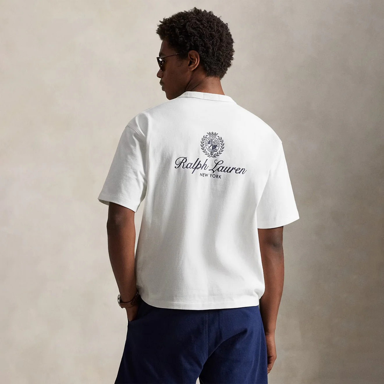 Polo Ralph Lauren Relaxed Fit Jersey Graphic T-shirt White - Image 3