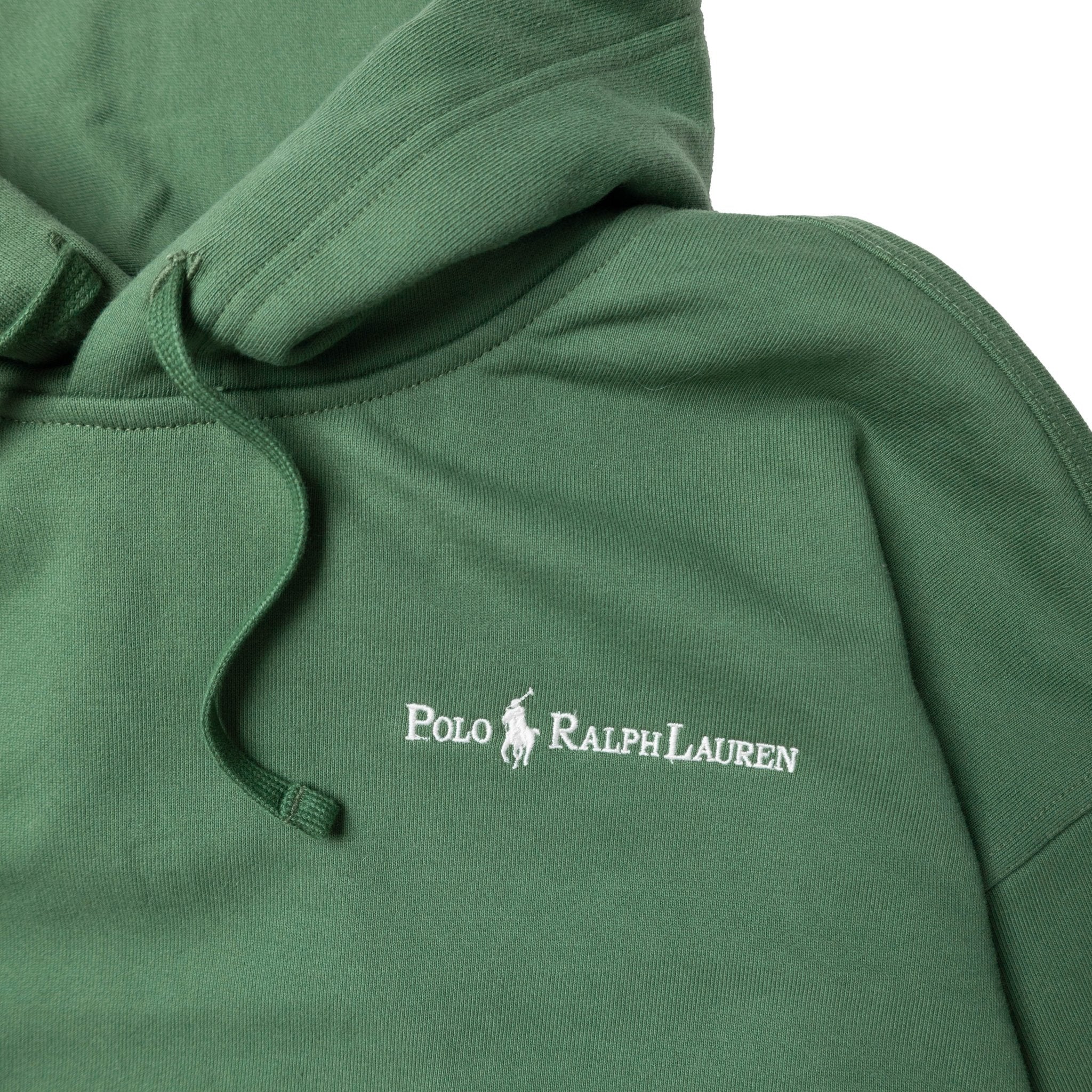 Polo Ralph Lauren Relaxed Fit Logo Fleece Hoodie Antique Green - Image 3