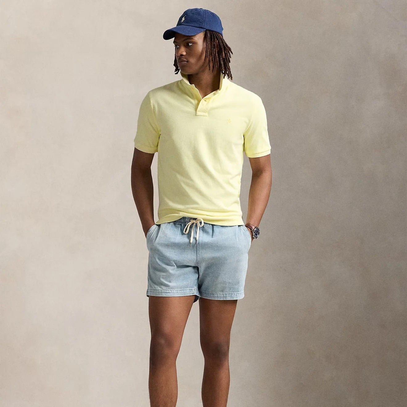 Polo Ralph Lauren Short Sleeve Polo Shirt Custom Slim Lime - Image 4