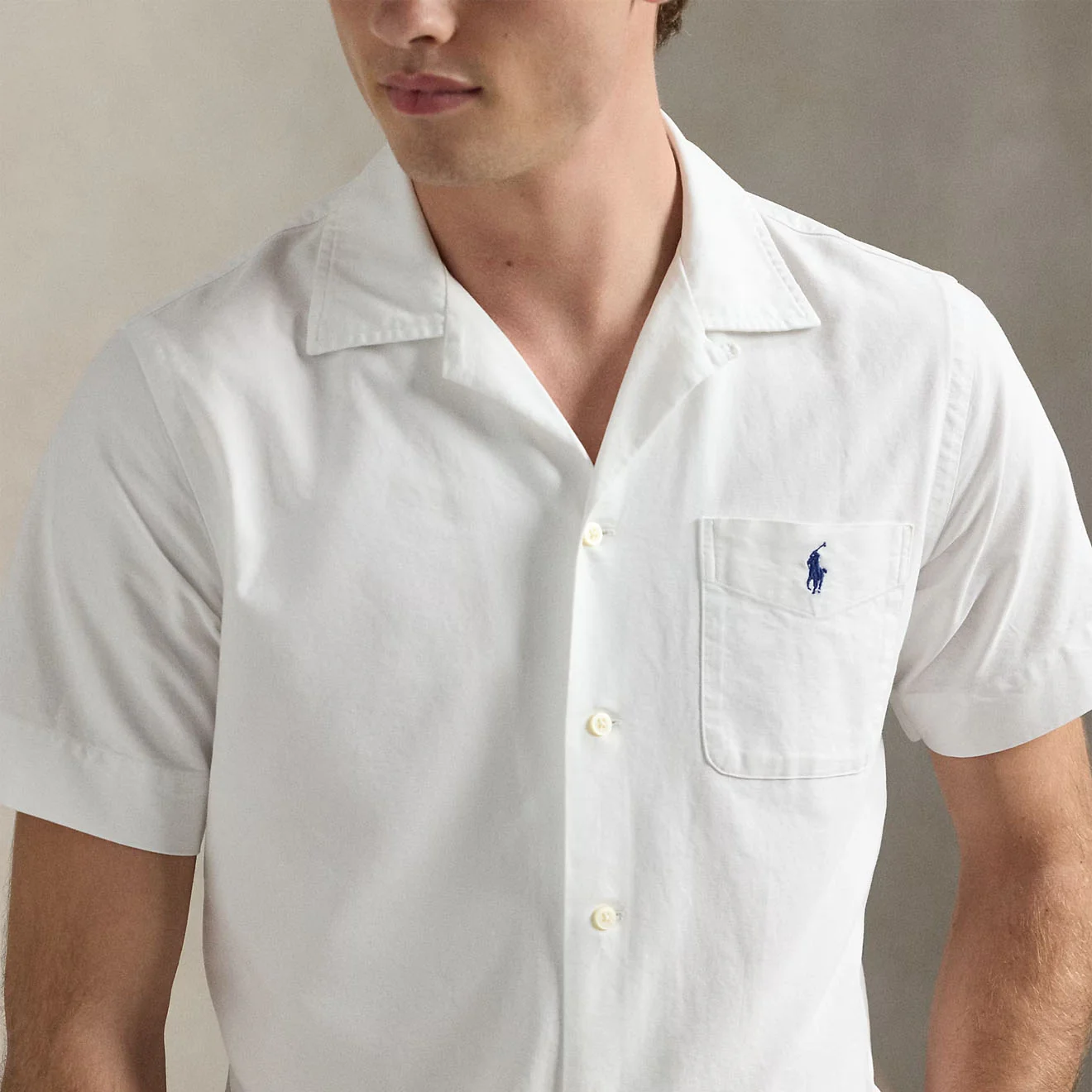 Polo Ralph Lauren Short Sleeve Sport Shirt Classic White - Image 4