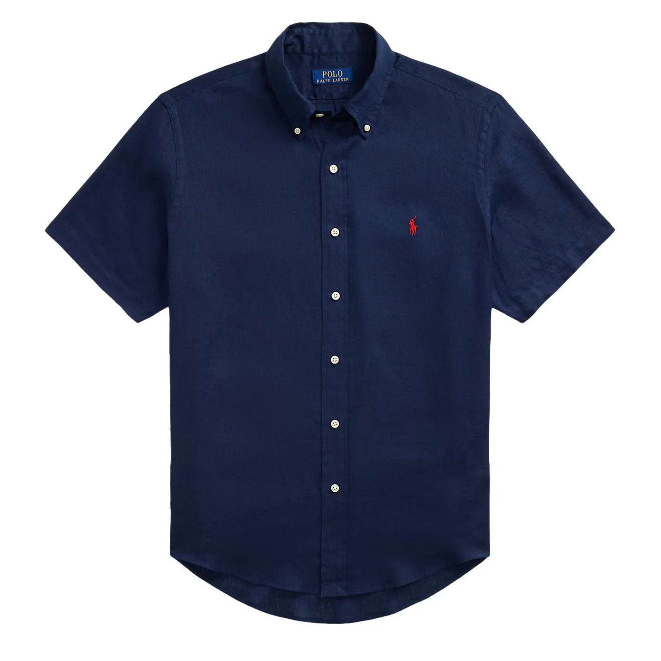 Polo Ralph Lauren Short Sleeve Sport Shirt Custom Newport Navy
